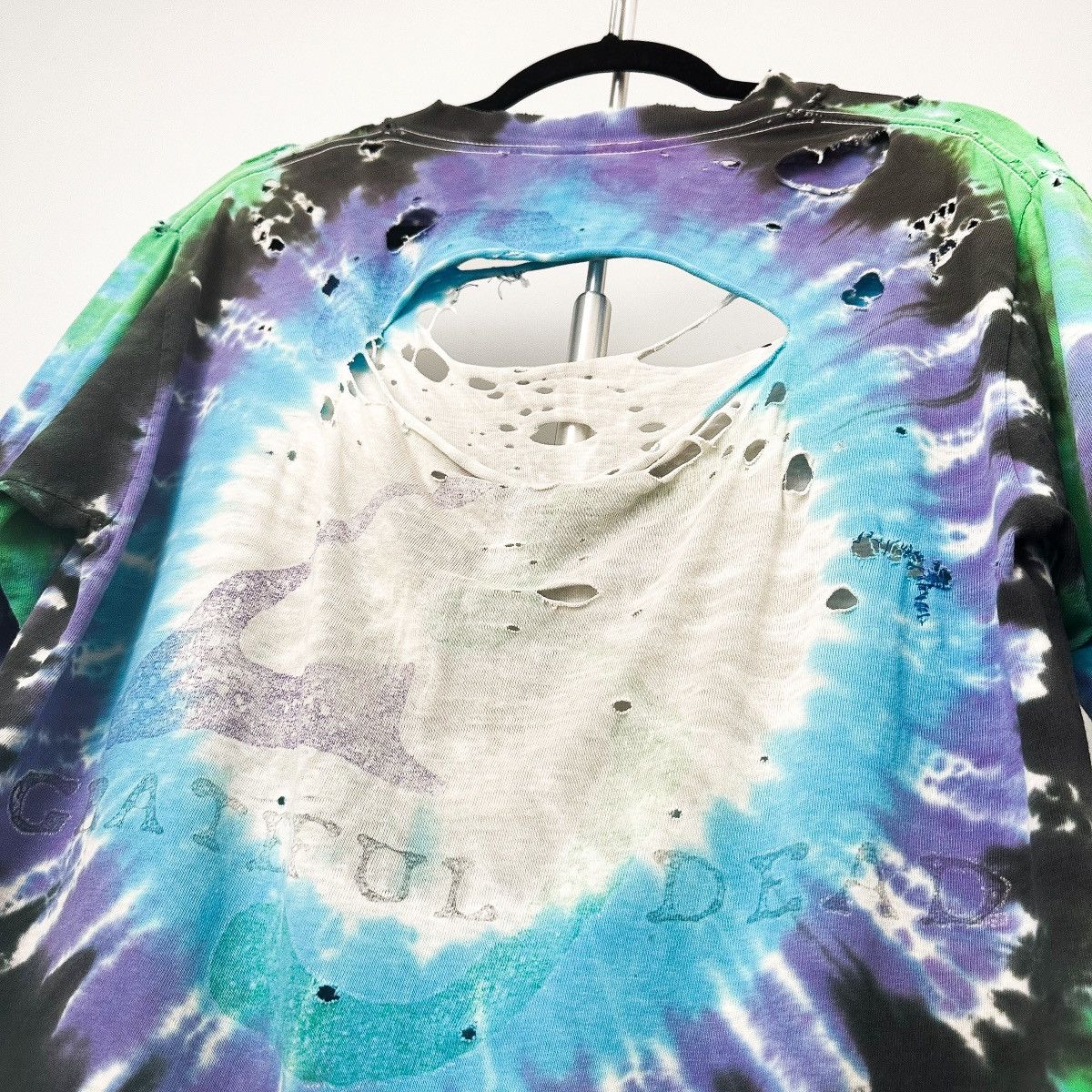 Grateful Dead 90’s THRASHED Grateful Dead Tie-Dye T-Shirt Size US L / EU 52-54 / 3 - 4 Thumbnail