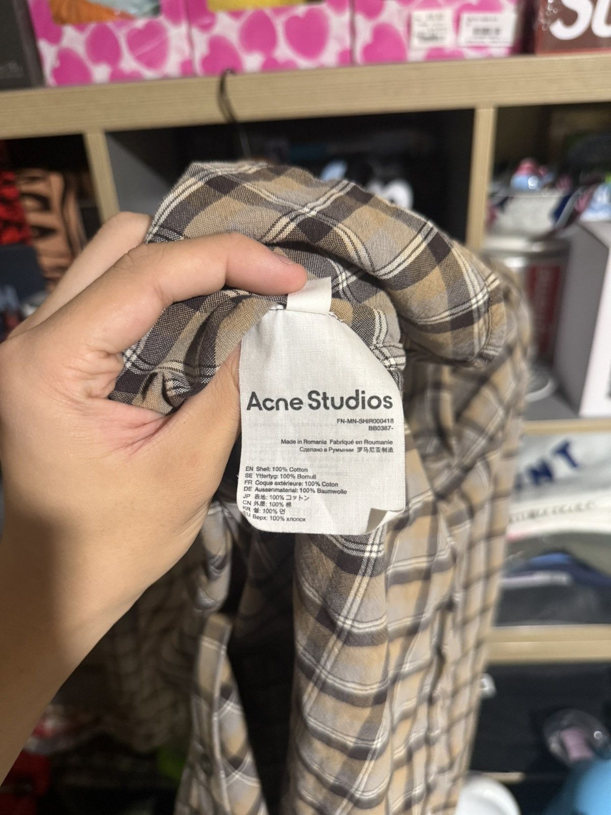 Acne Studios Acne Studios Brown Button Up Longsleeve Shirt Size US XS / EU 42 / 0 - 5 Thumbnail