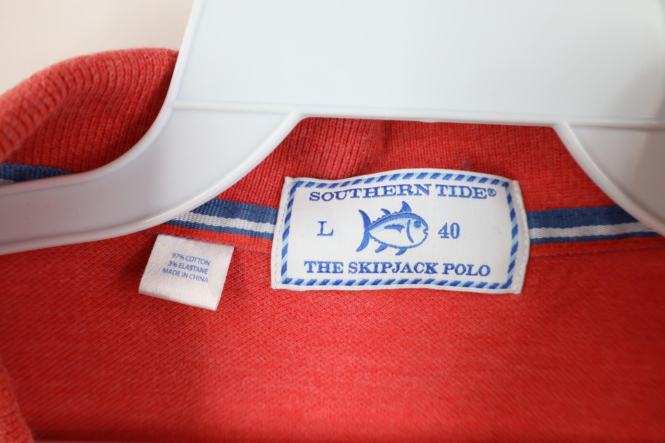 Vintage Southern Tide The Skipjack Polo Knit Golf Polo Shirt Boat Size US L / EU 52-54 / 3 - 6 Thumbnail
