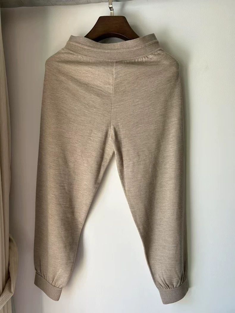 Loro Piana LORO PIANA sizeS Gray cashmere pants Size 24" / US 00 / IT 34 - 2 Thumbnail