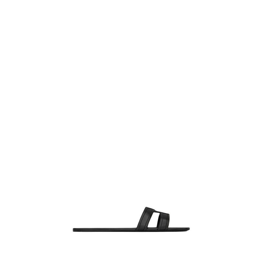 Saint Laurent Paris Saint Laurent Mabrouka $1050 Black Slides New & Authentic (W, Women's (Size 7.5)