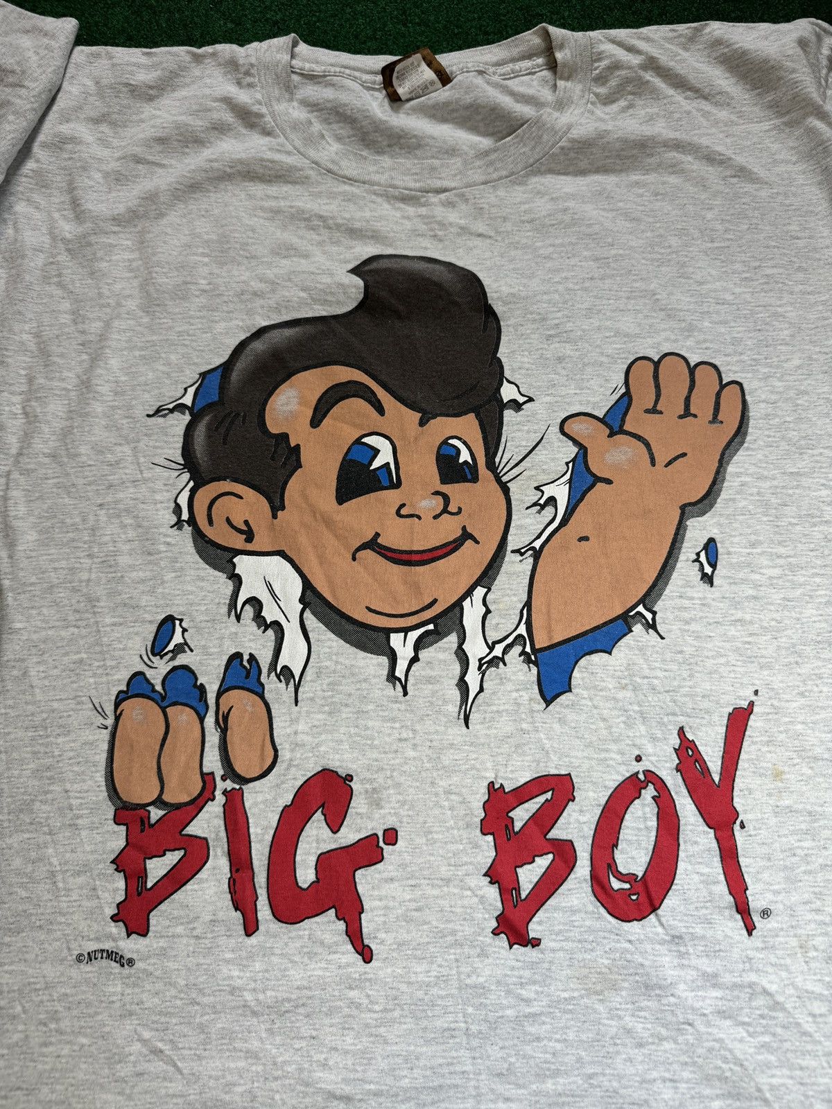Nutmeg × Vintage Vtg 90s Bob’s Big RARE Nutmeg Mills Fast Food Promo T Shirt Size US XL / EU 56 / 4 - 2 Thumbnail