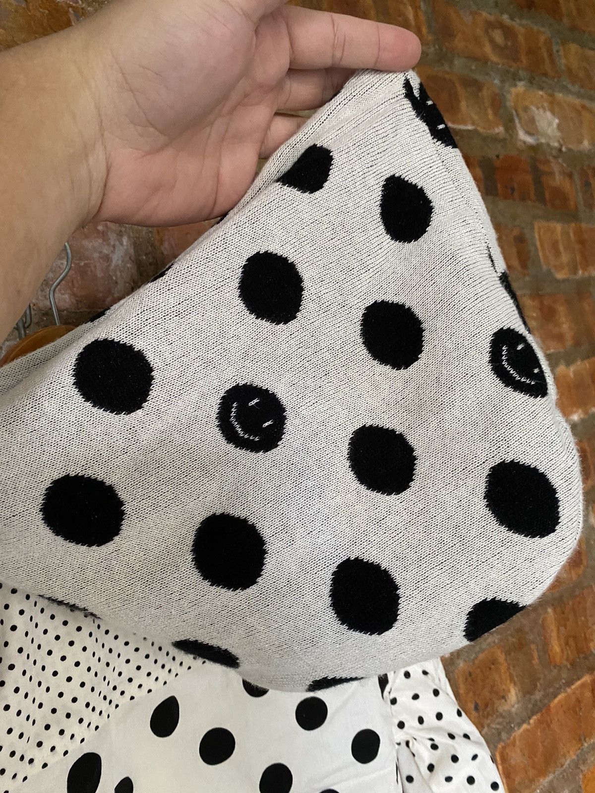 Japanese Brand ARMED Japan polka dot flannel smile and anarchy hoodie Size US S / EU 44-46 / 1 - 15 Thumbnail