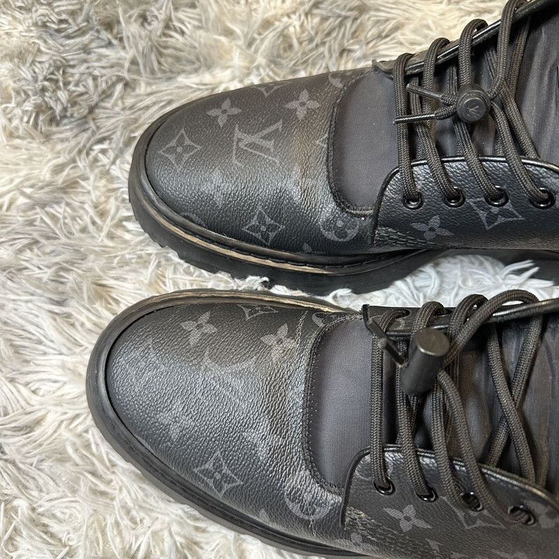 Louis Vuitton Louis Vuitton Black Monogram Thick-Soled Casual Sneakers -2 Size US 9.5 / EU 42-43 - 6 Thumbnail