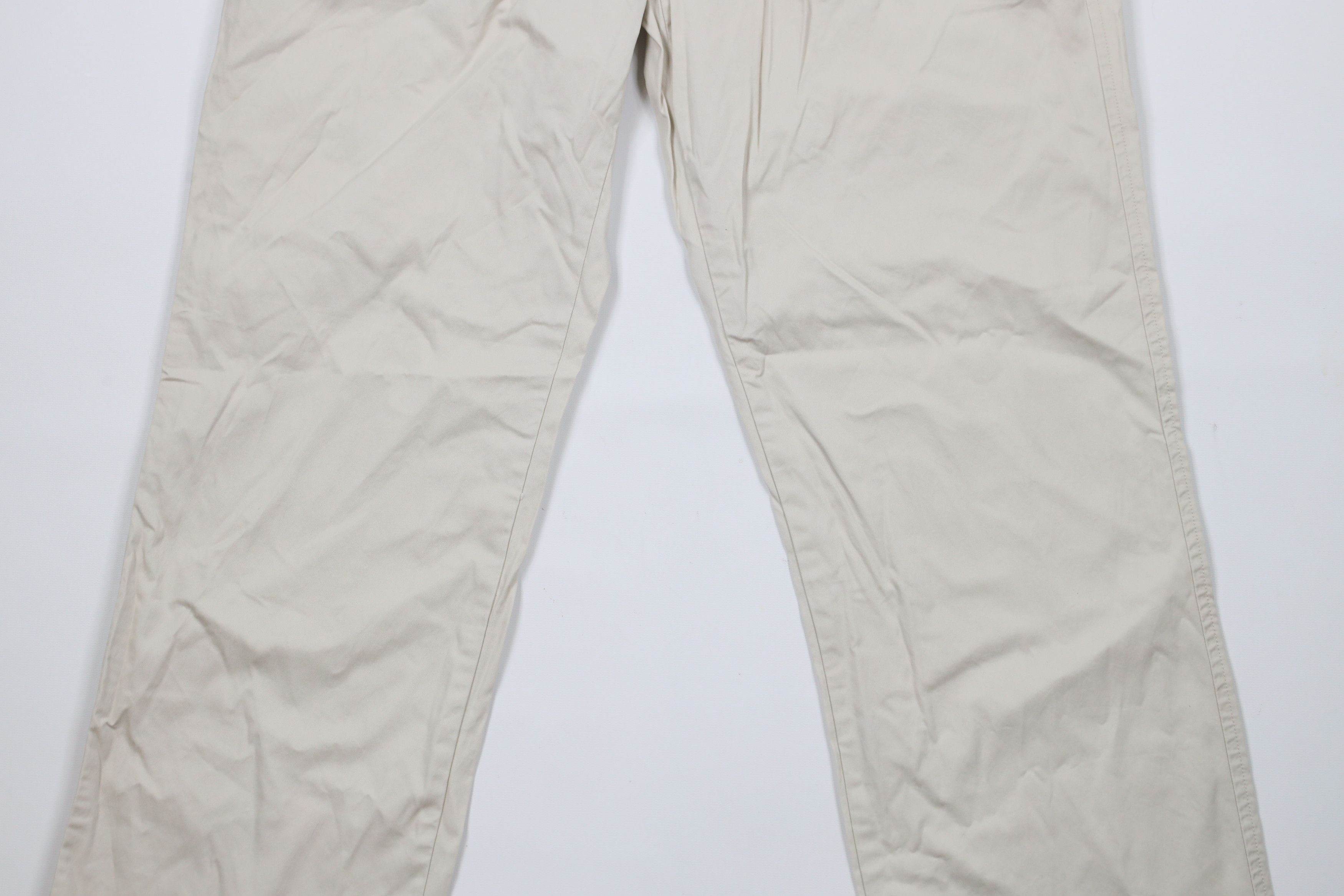 J.Crew × Vintage Deadstock Vintage J Crew Fit Straight Leg Chino Pants Cotton Size US 33 - 3 Thumbnail