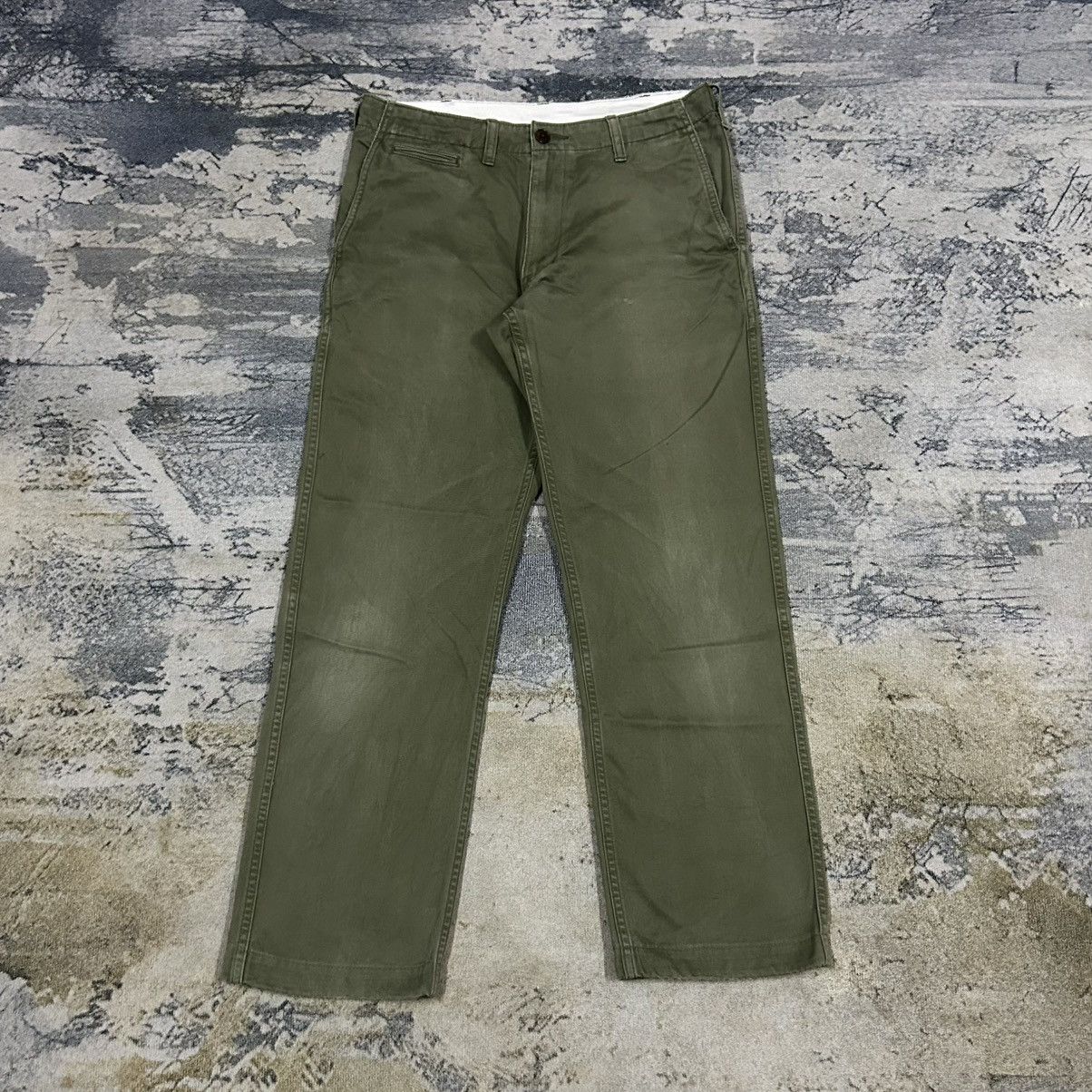Japanese Brand × Uniqlo Japan Uniqlo Army Chinos Pants Size US 31 - 1 Thumbnail