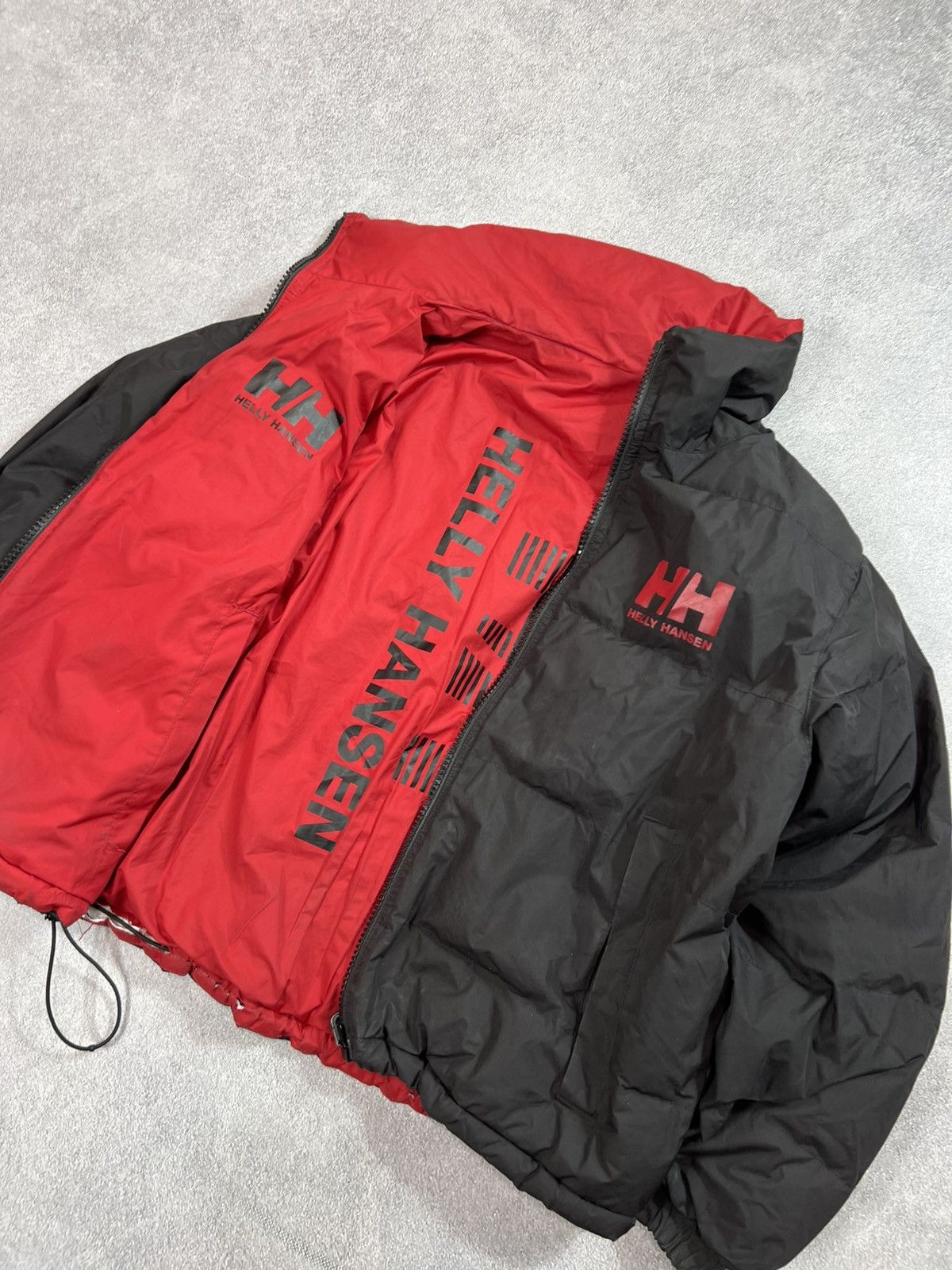 Le Grande Bleu (L.G.B.) 🔥VTG LGB STYLE HELLY HANSEN PUFFER DOWN JACKET REVERSIBLE🔥 Size US S / EU 44-46 / 1 - 5 Thumbnail