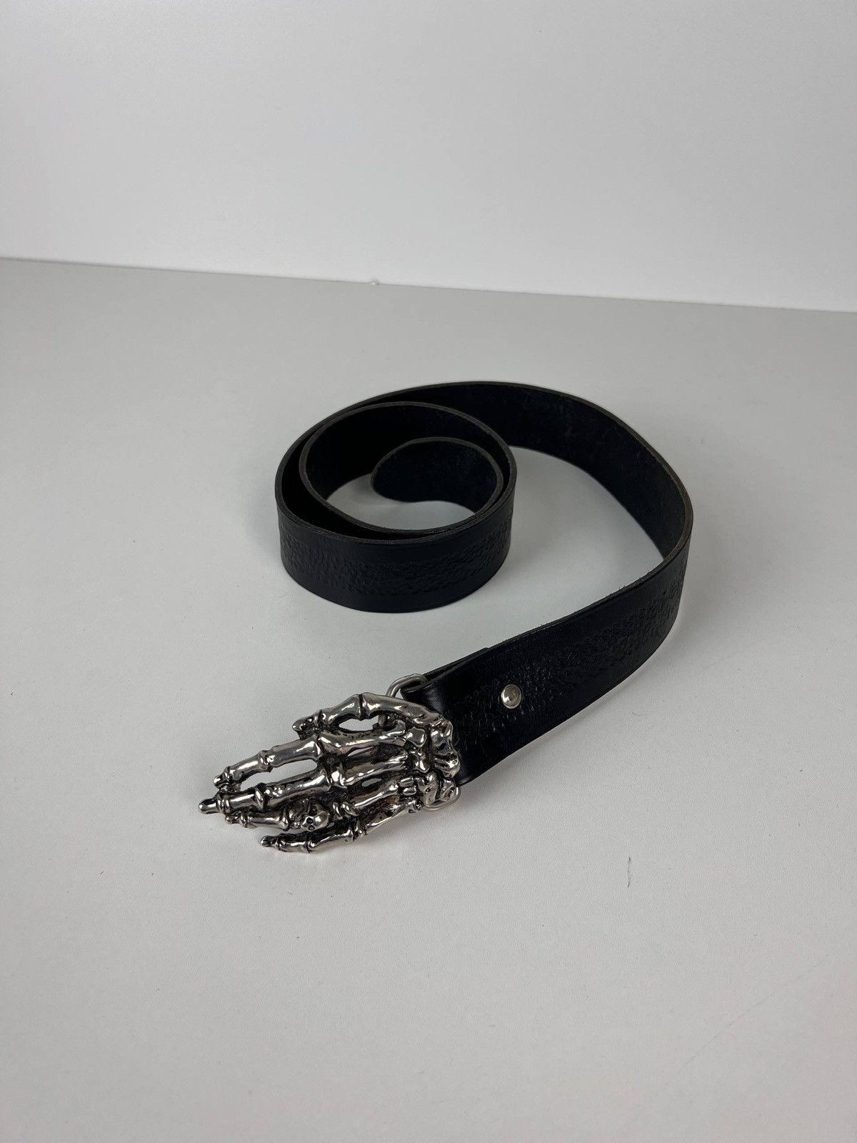 Other Style Skeleton vintage leather belt Size ONE SIZE - 1 Thumbnail