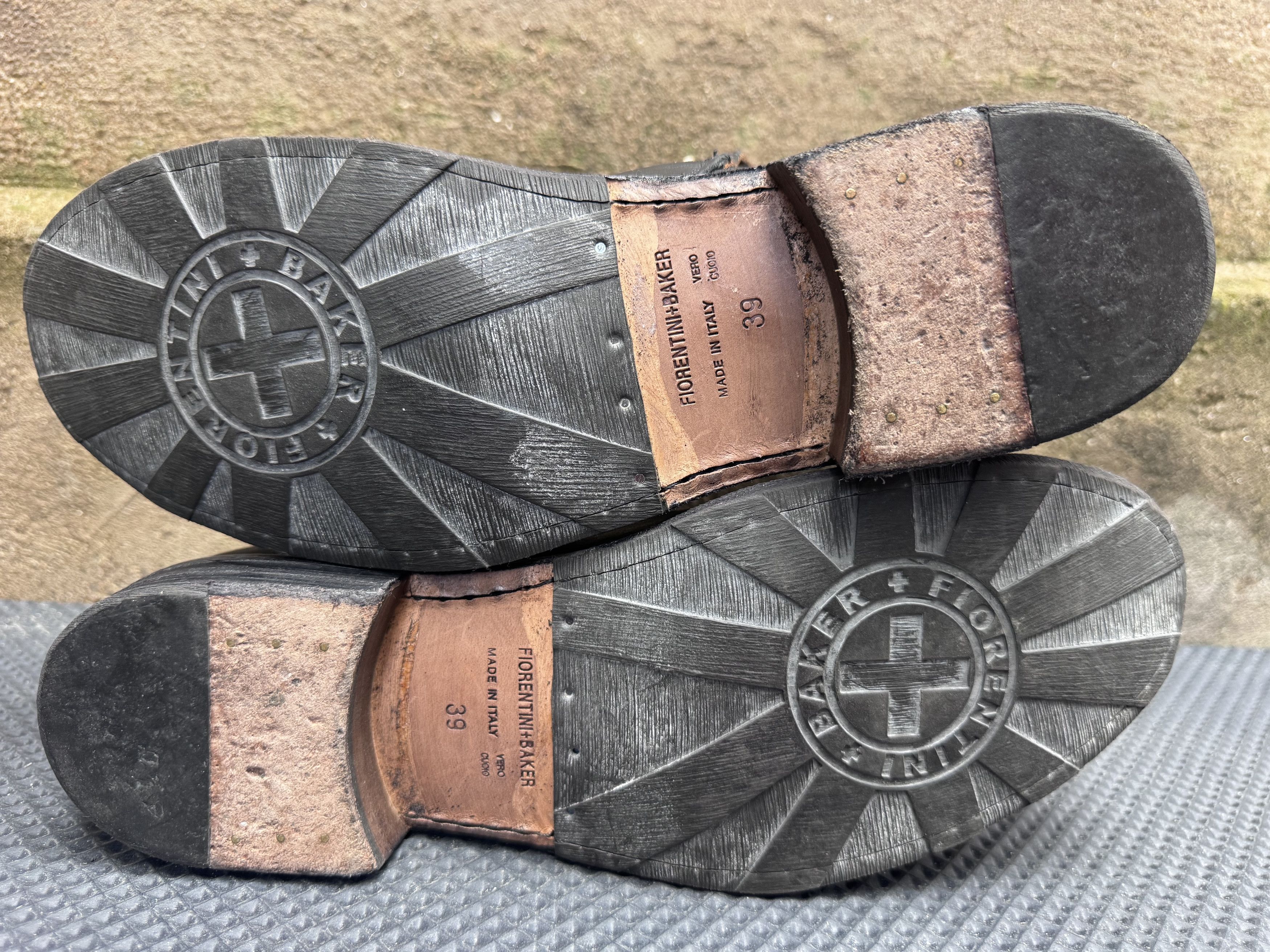 Fiorentini + Baker Fiorentini + Baker Ankle Women's Leather Button Gothic Size US 9 / IT 39 - 8 Thumbnail