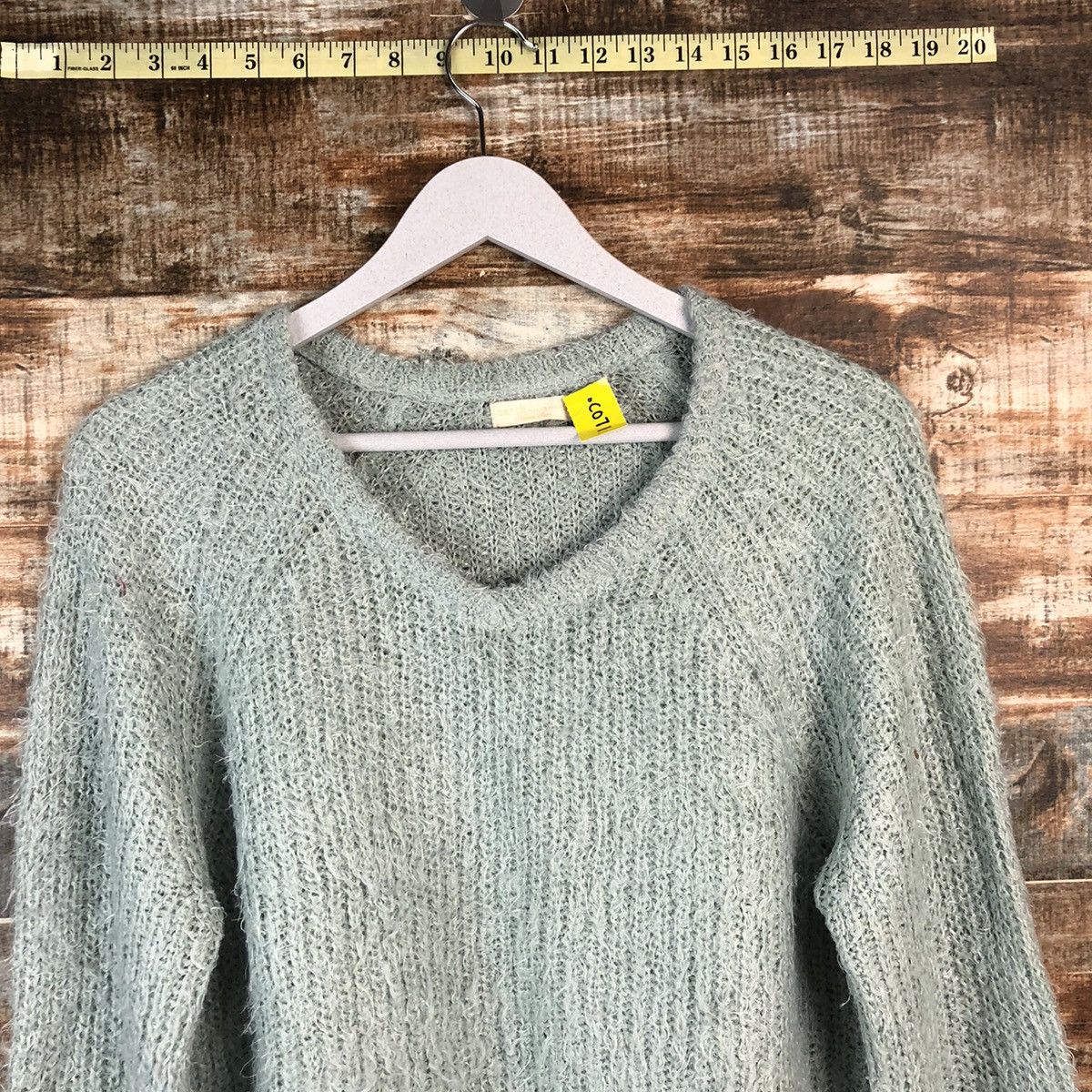 Homespun Knitwear × Japanese Brand DLL Earth Music & Econology Mint Knitwear #C071 Size M / US 6-8 / IT 42-44 - 4 Thumbnail