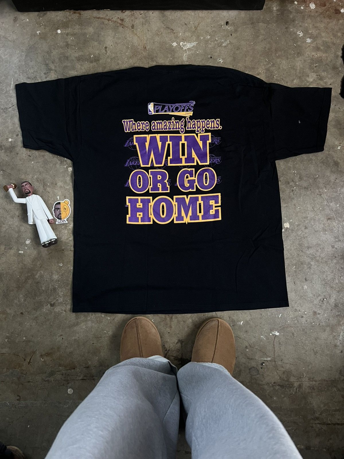 Vintage Vtg Lakers championship tee sz XL Size US XL / EU 56 / 4 - 2 Thumbnail