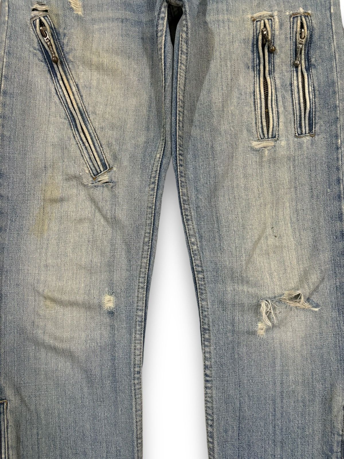 KMRii Vintage Kiliwatch Mud Wash Distressed Punk Grunge Jeans Size US 32 / EU 48 - 6 Thumbnail
