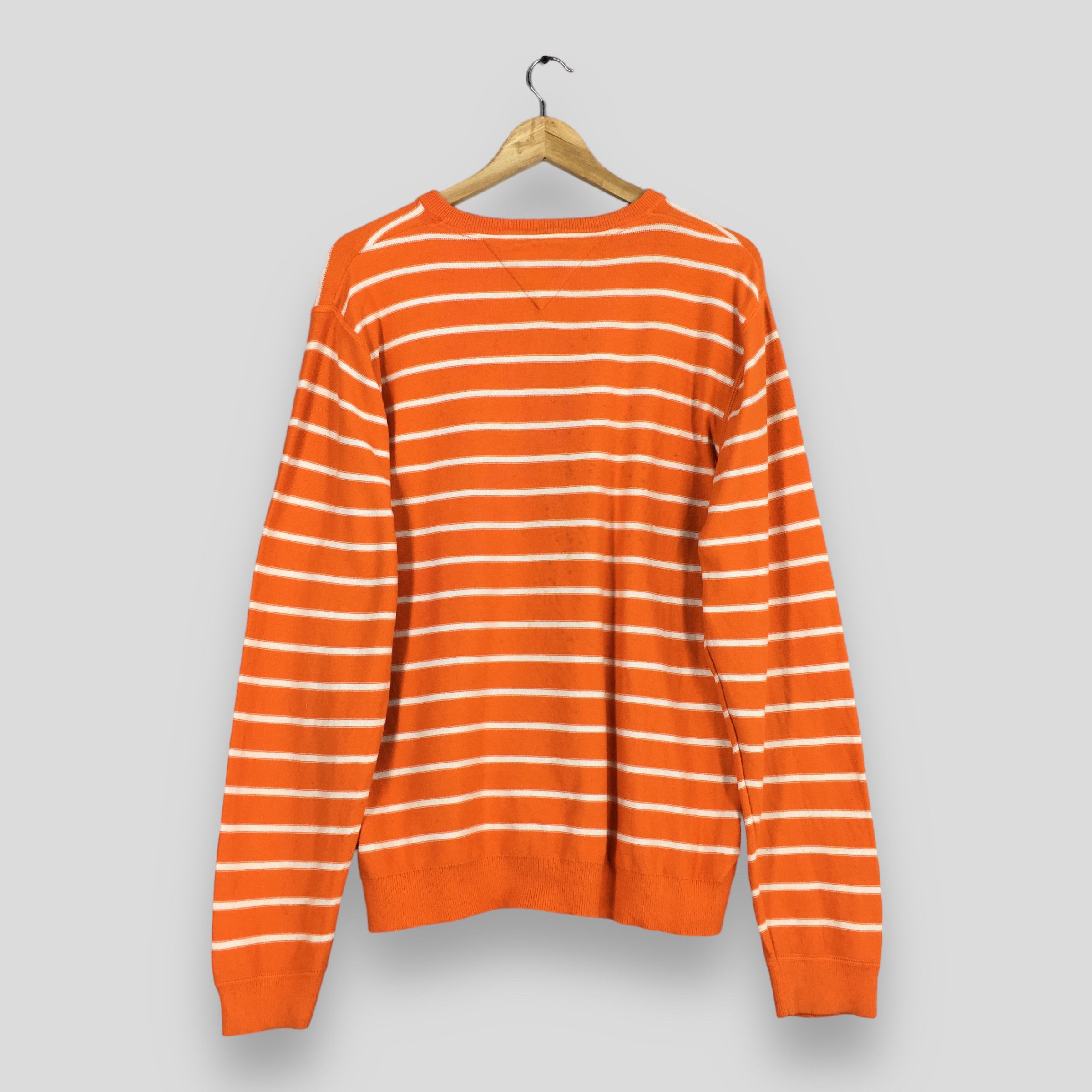 Tommy Hilfiger Vintage 90's Tommy Hilfiger Stripes Sweatshirt XLarge Size US XL / EU 56 / 4 - 7 Thumbnail