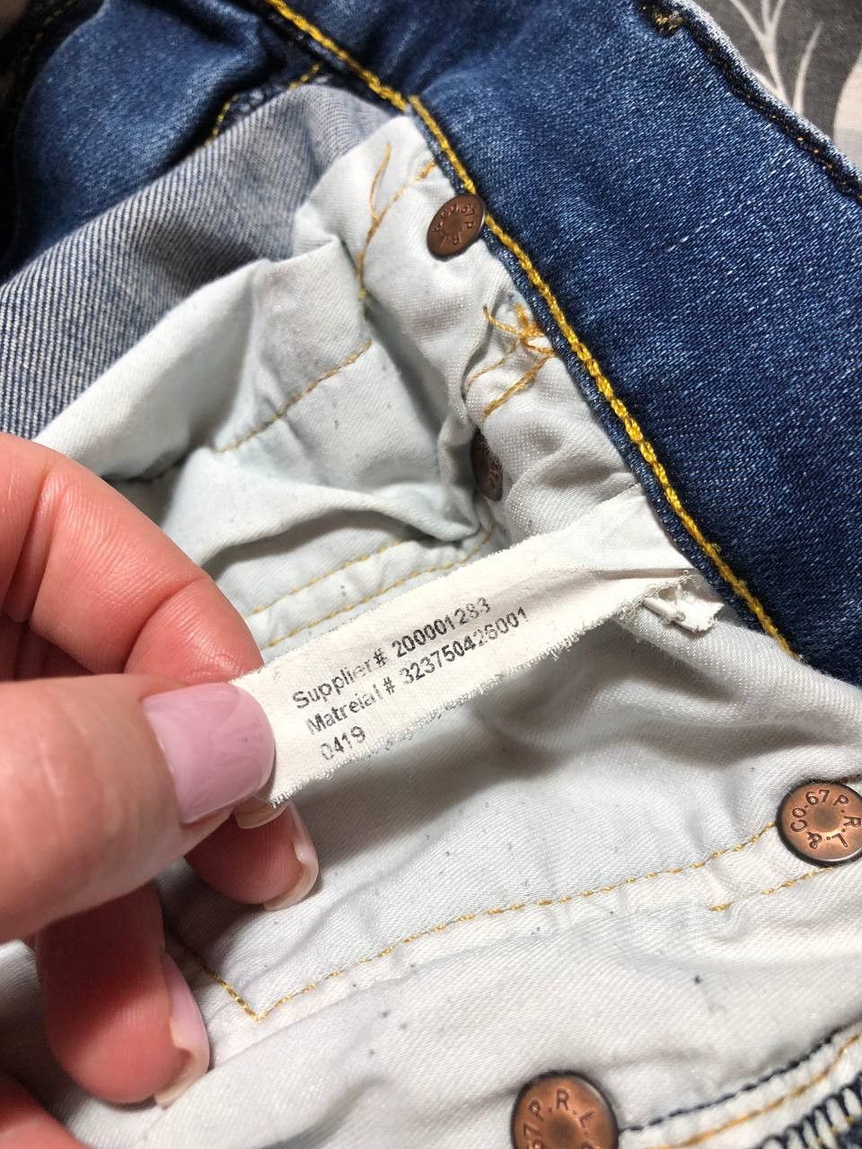 Japanese Brand × Polo Ralph Lauren Crazy Crash Dirty Baggy Faded Jean Japan Avant Garde Style Size US 28 / EU 44 - 5 Thumbnail