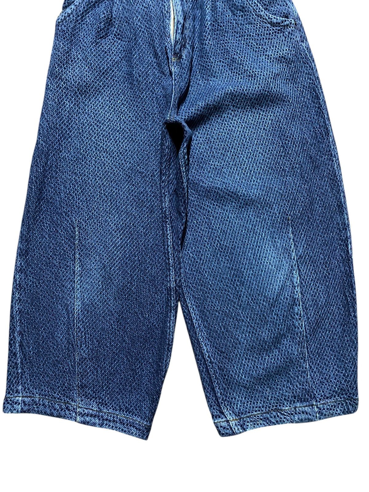Japanese Brand Blue vintage 90s wide leg denim shorts Size 26" / US 2 / IT 38 - 4 Thumbnail