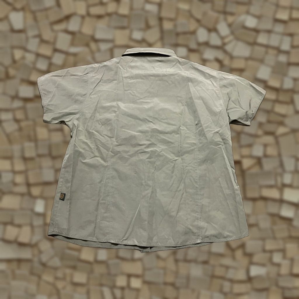 Vintage GONDWANA Shirt Women's Size 16 Green Button Up Short Sleeve Casual Modern 16 Womens Size XXL / US 16-18 / IT 52-54 - 1 Thumbnail