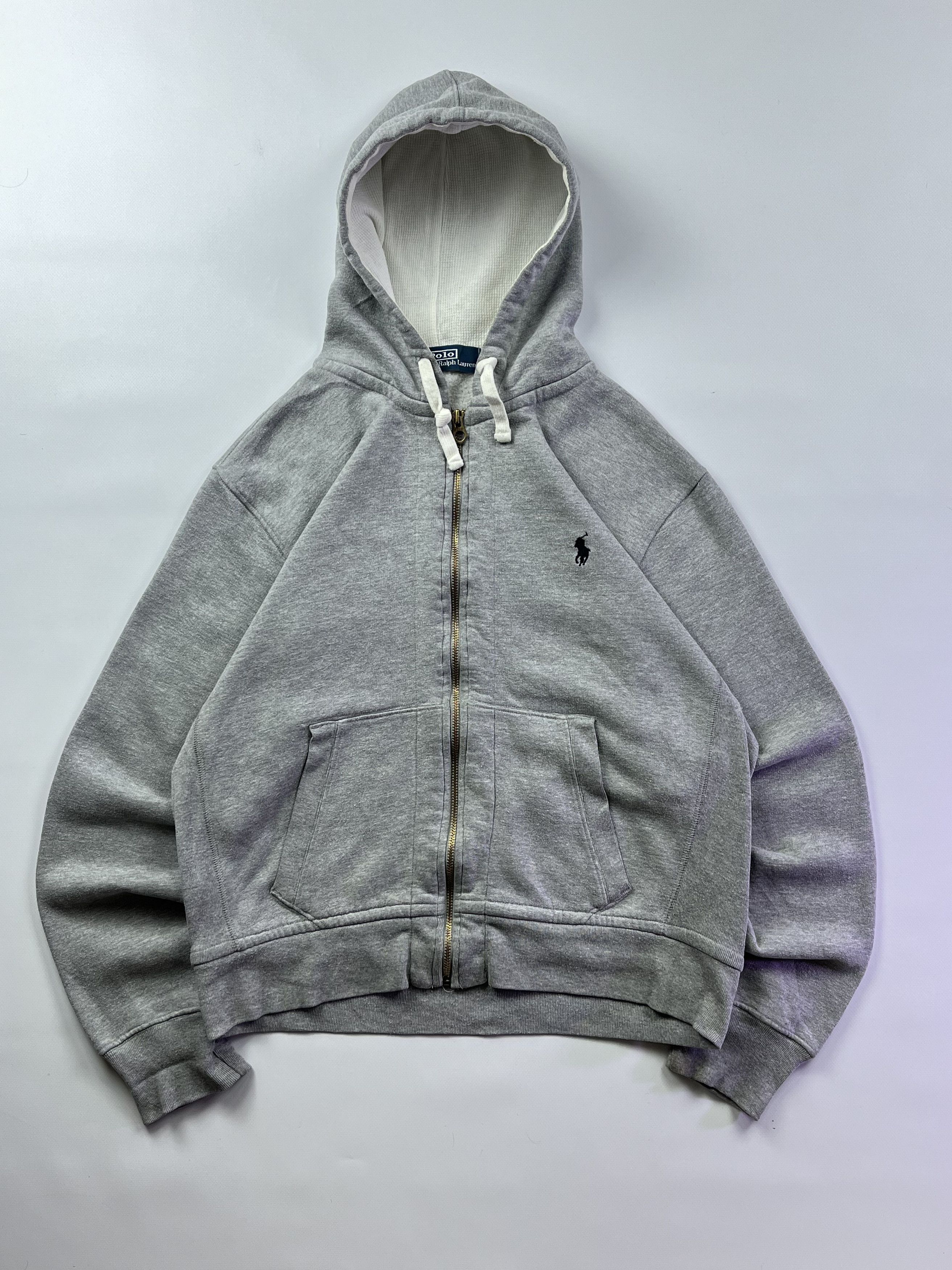 Polo Ralph Lauren × Ralph Lauren VINTAGE! Polo Ralph Lauren Zip Hoodie Size US S / EU 44-46 / 1 - 1 Thumbnail