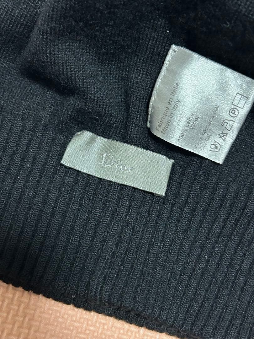 Hedi Slimane 07AW Dior Homme Bee Embroidered Beanie Size ONE SIZE - 4 Thumbnail