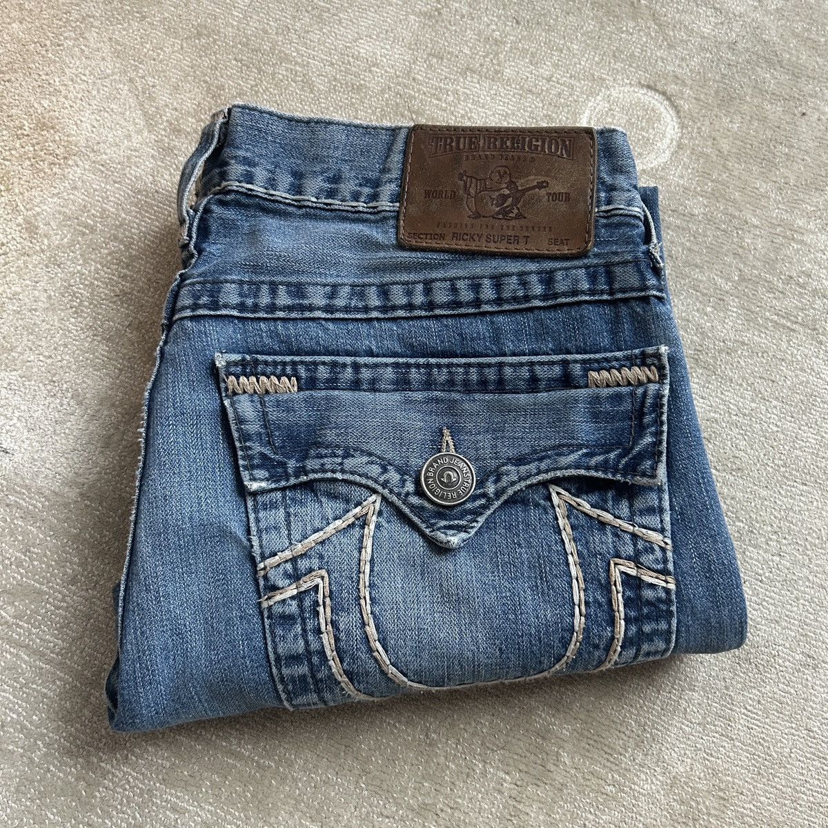 True Religion × Vintage Vintage True Religion Jeans Size 33 RICKY