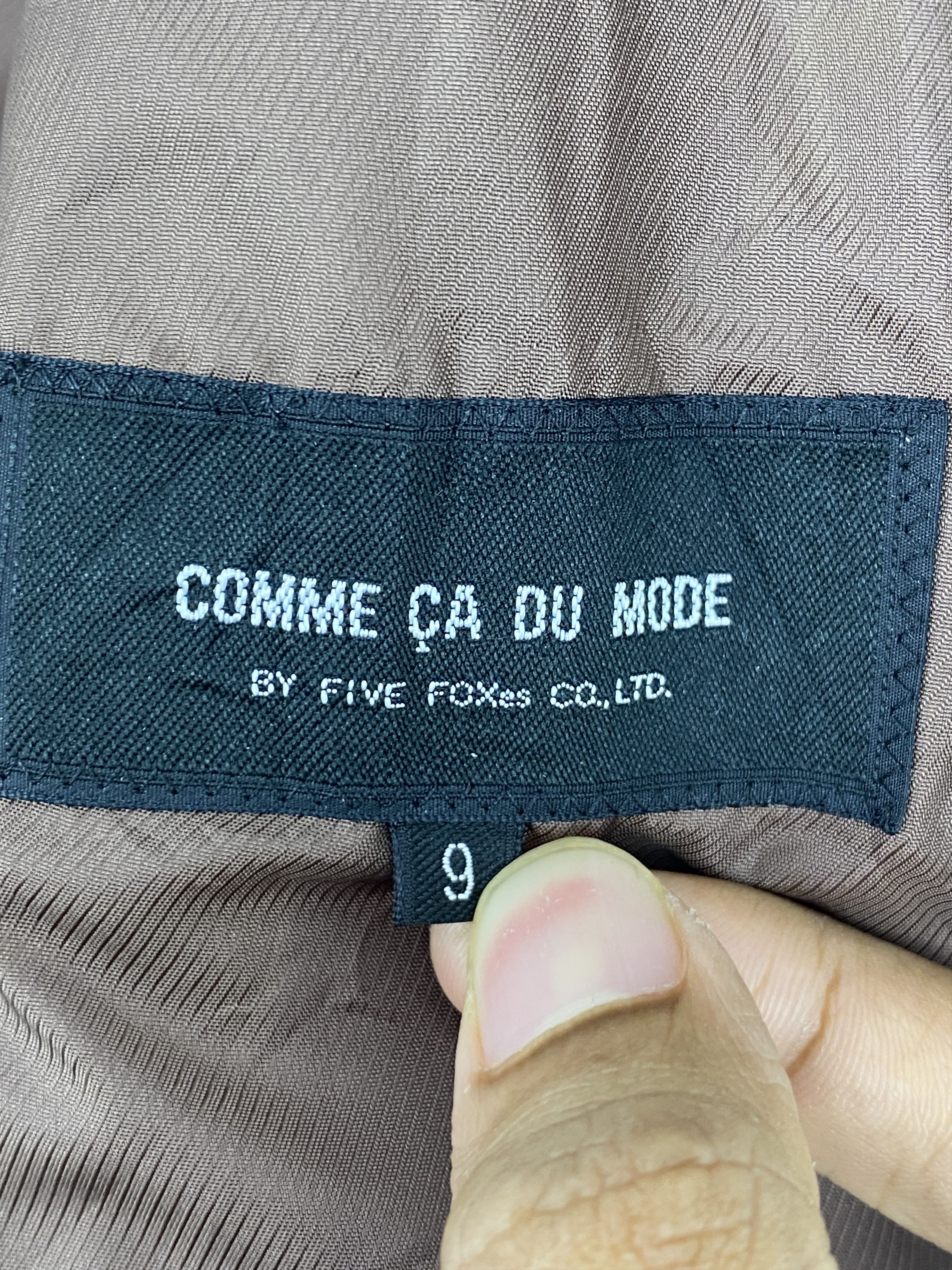 Japanese Brand × Vintage Vintage Comme Ca Du Mode Wool Peacoat Jacket Size US XXS / EU 40 - 5 Thumbnail