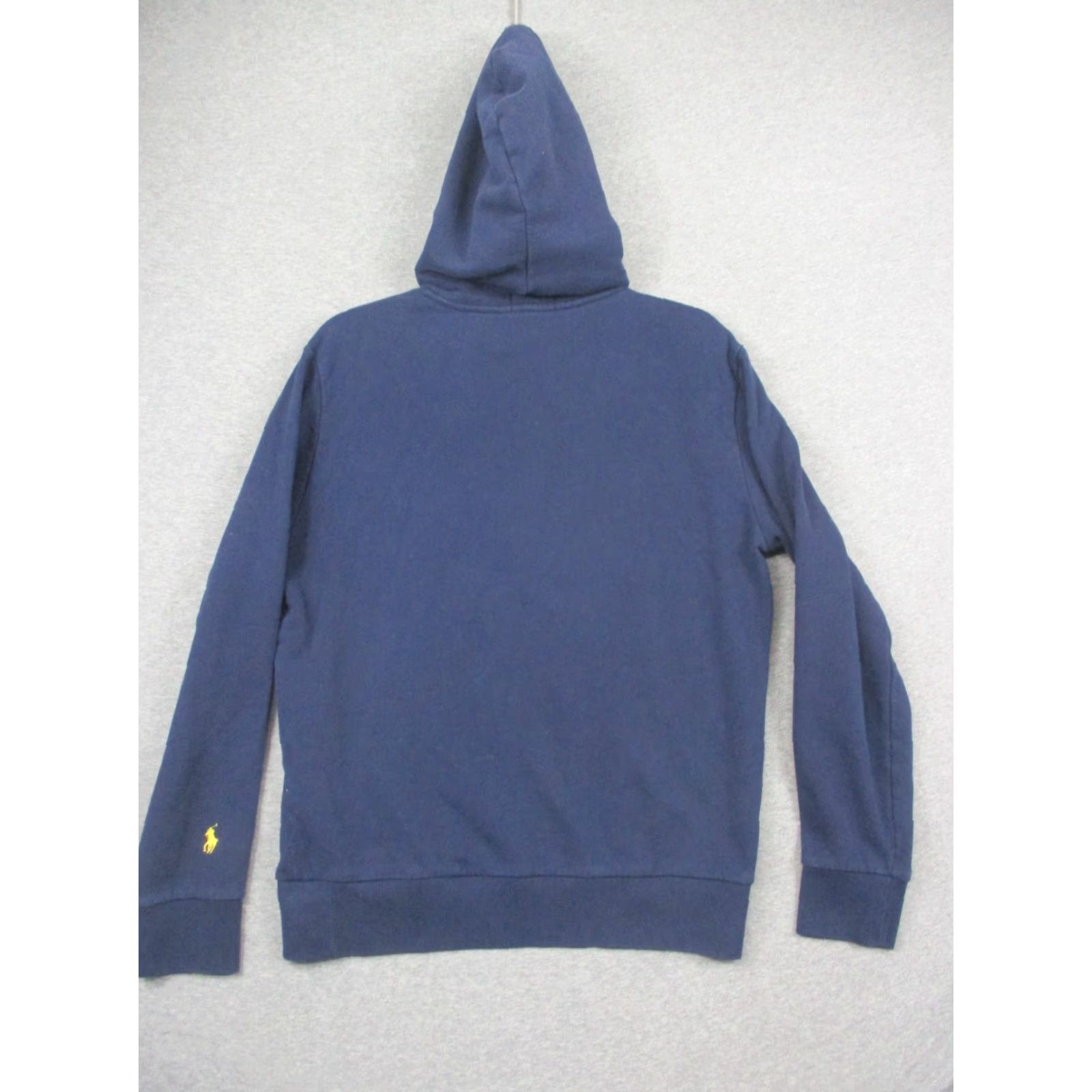 Polo Ralph Lauren Polo Ralph Lauren Hooded Sweatshirt Medium Logo Spelled Out Retro Shirt Mens M Blue Logo 90s Vintage Pullover Hoodie Size US M / EU 48-50 / 2 - 4 Thumbnail