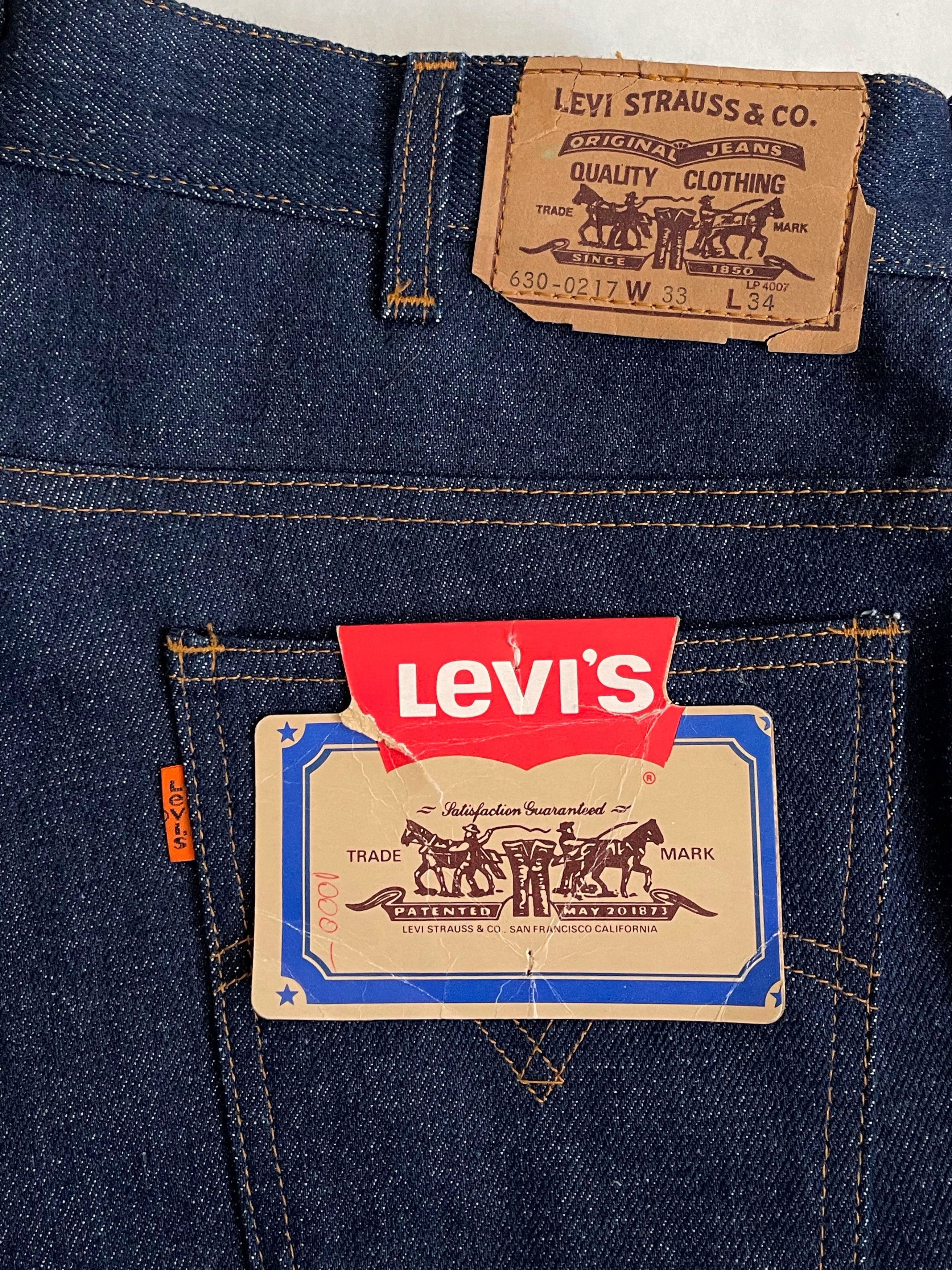 Levi's Vintage Clothing Levi's 630-0217 Orange Tab Deadstock Talon 42 Size US 33 - 16 Thumbnail