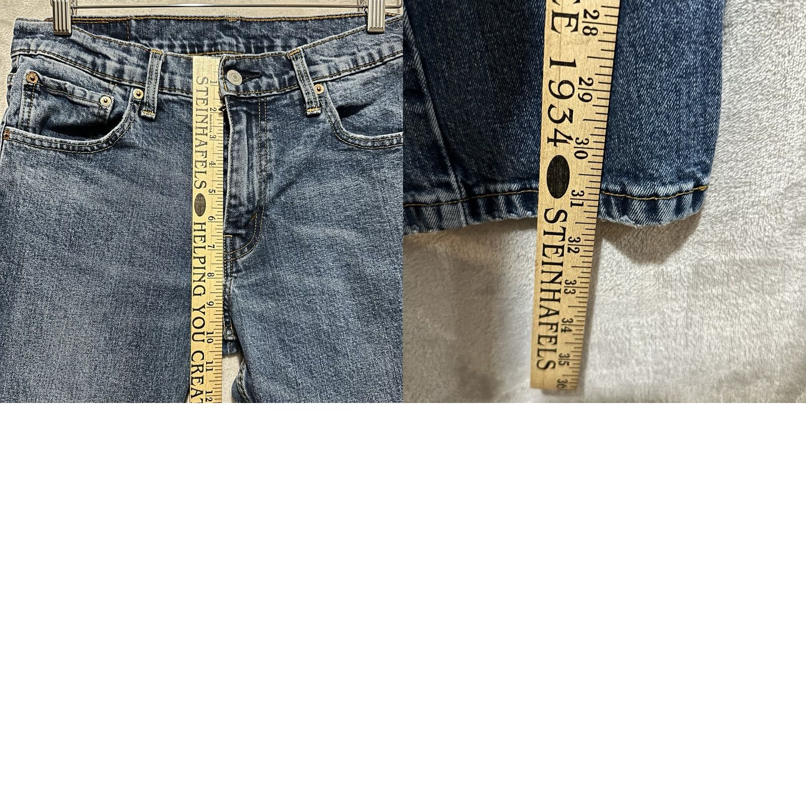 Levi's Levi's Men 527 Slim Bootcut Jeans Blue Size 32 Denim Regular Inseam 32/32 City Distressed Stretch Size US 32 / EU 48 - 8 Thumbnail
