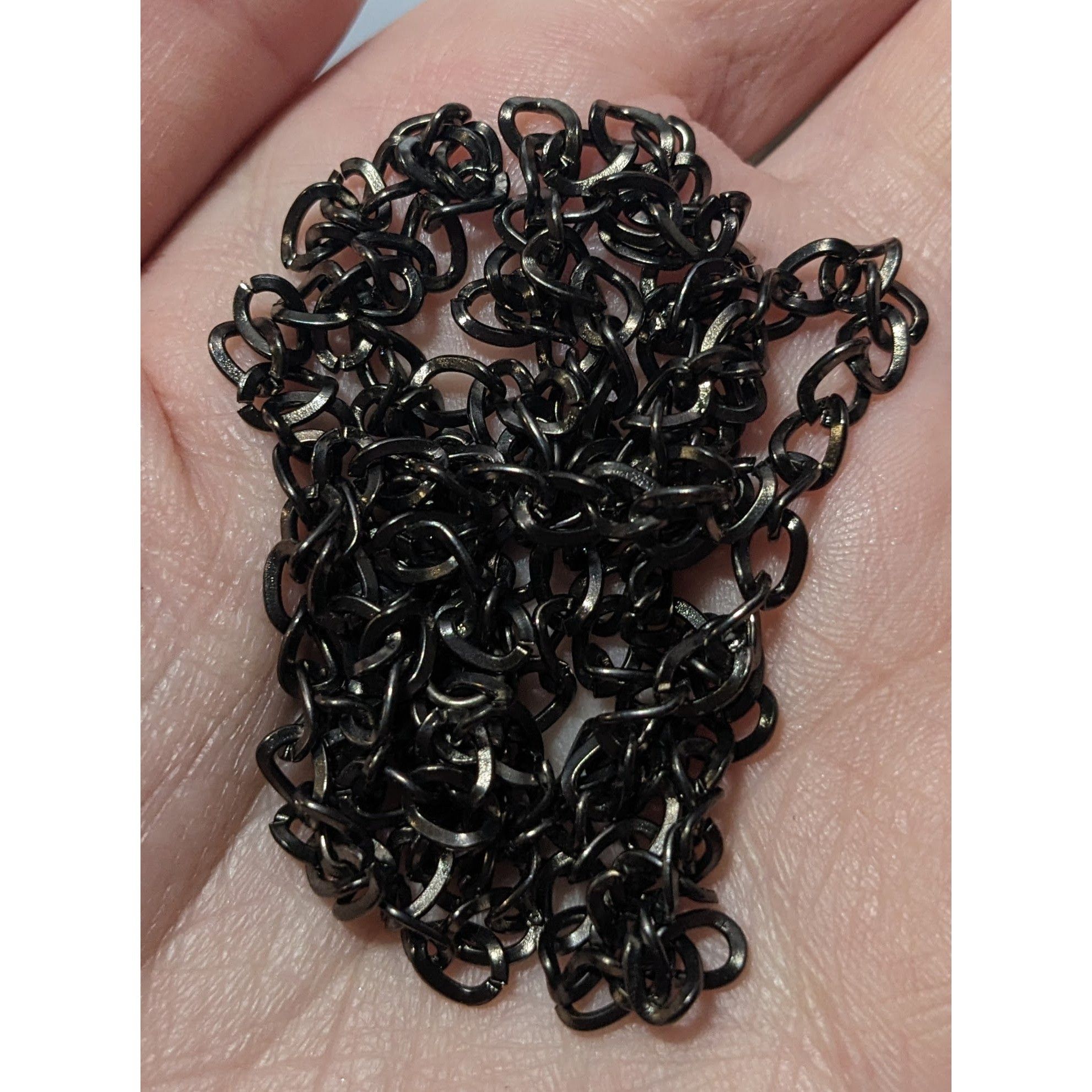 Other Simple Silver Gunmetal Tone Chain Necklace Size ONE SIZE - 7 Thumbnail