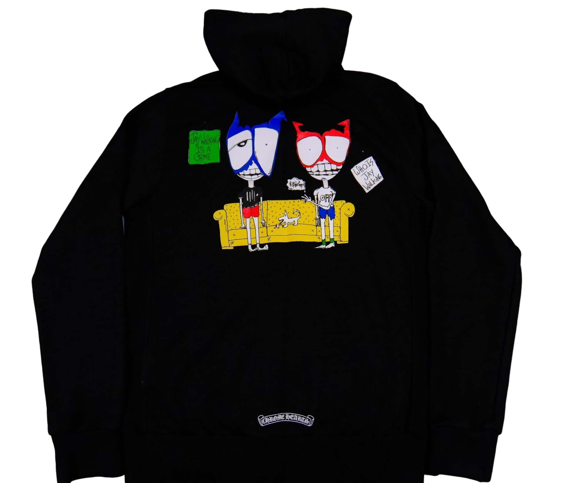 Chrome Hearts Chrome Hearts Matty Boy Jay Walking Hoodie Size S Size US S / EU 44-46 / 1 - 1 Thumbnail