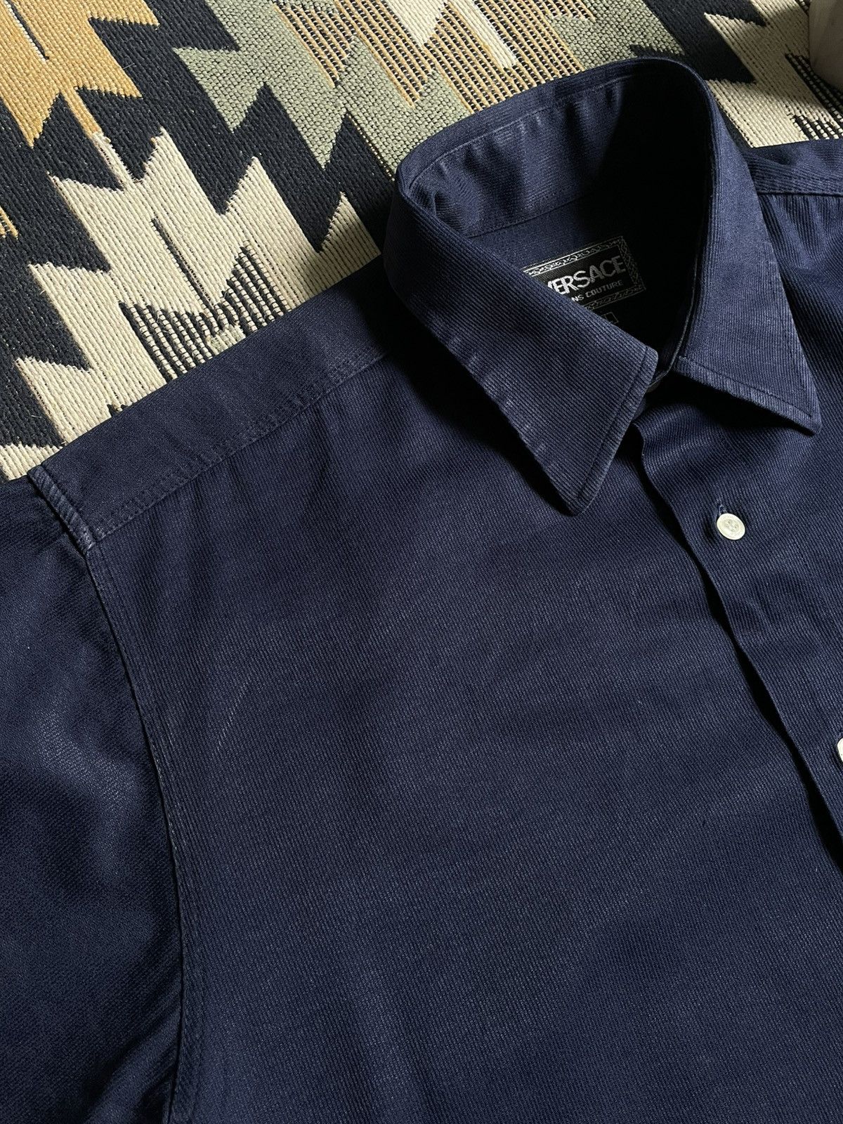 Versace Jeans Couture × Vintage Vintage Versace Jeans Couture Short Sleeve Shirt Size US L / EU 52-54 / 3 - 8 Thumbnail