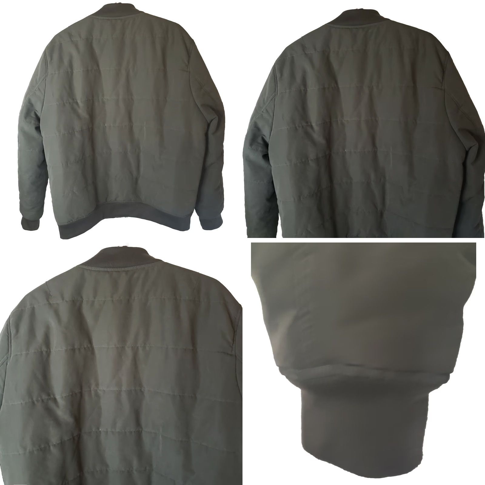 Vintage ARIZONA JEAN CO. Olive Green Puffer Jacket Mens XL Lightweight Softshell Full Zip Quilted Nylon Lining Winter Fall Spring Casual Travel Vintage: No Size US 36 / EU 52 - 8 Thumbnail