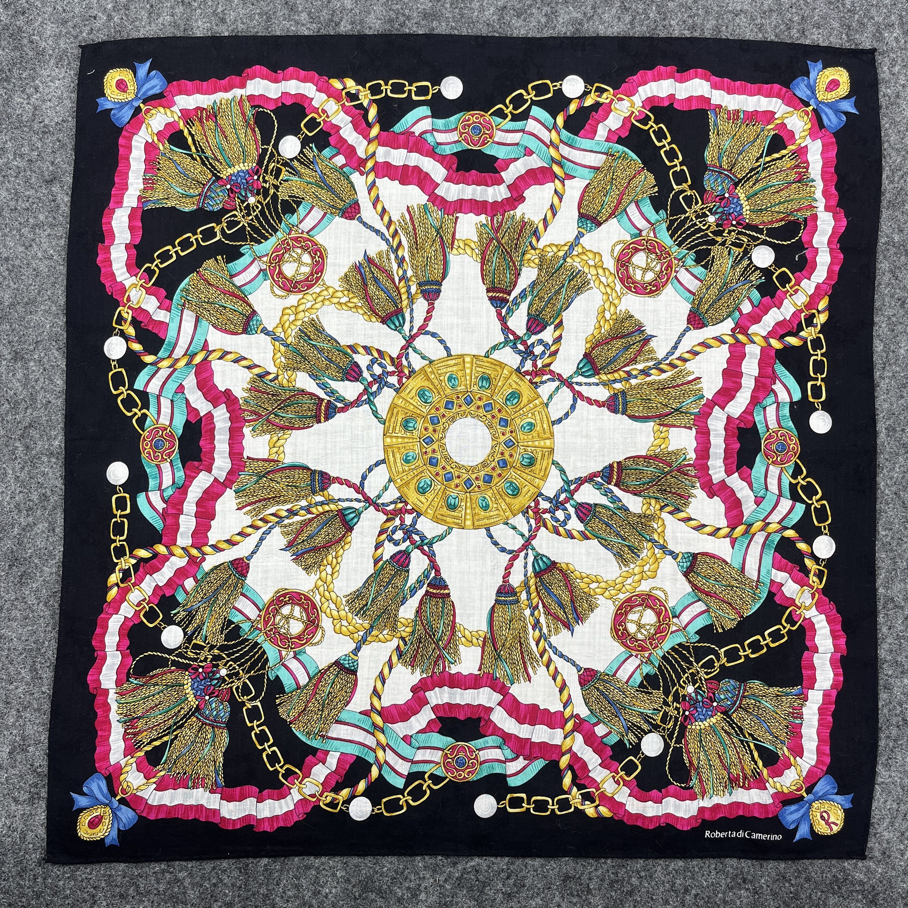Roberta di Camerino Roberta Di Camerino Handkerchief / Neckerchief B246 Size ONE SIZE - 5 Thumbnail