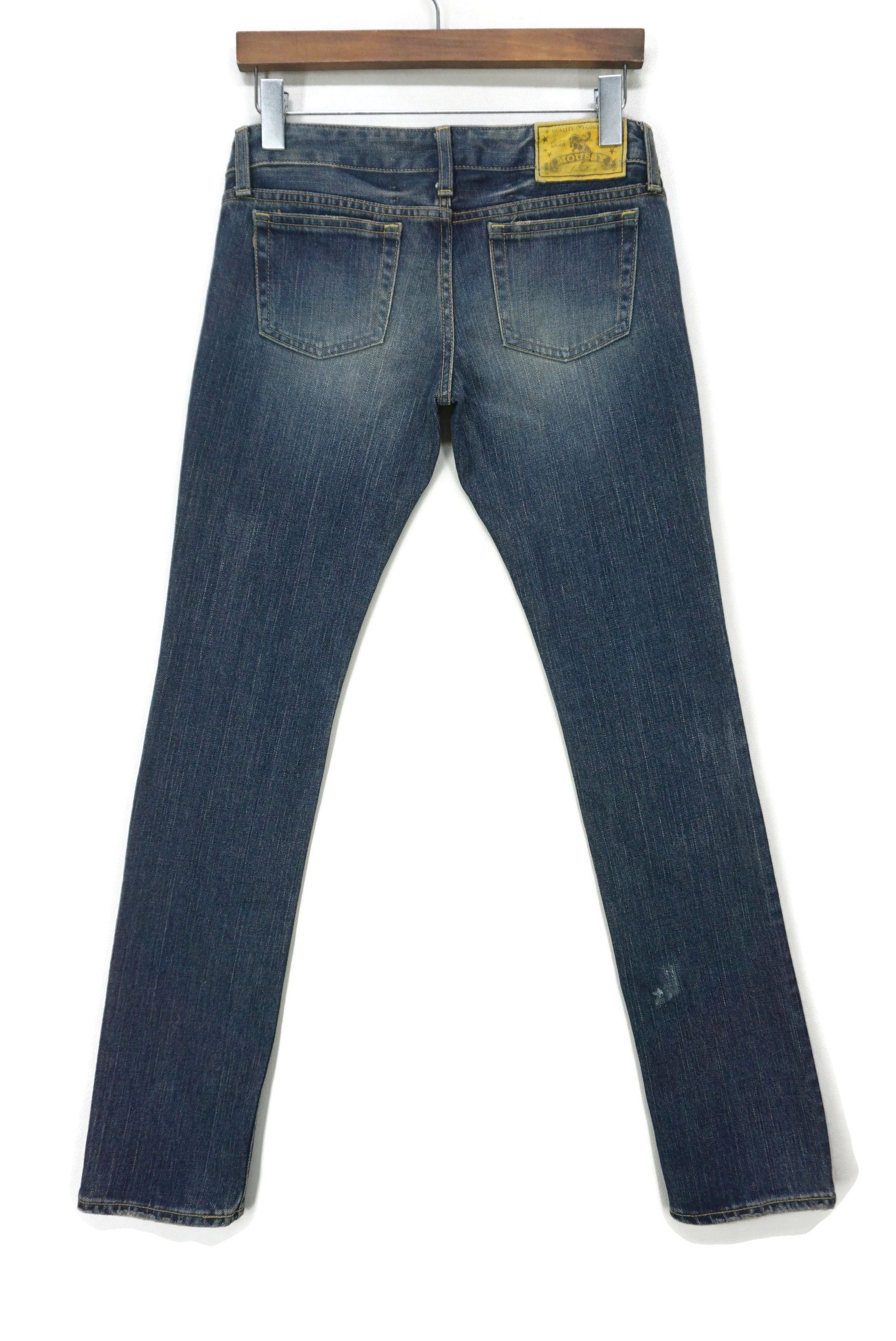 image of Moussy Japan Slim Jeans Made In Japan Size 26 W31Xl31.5 in Blue, Women's