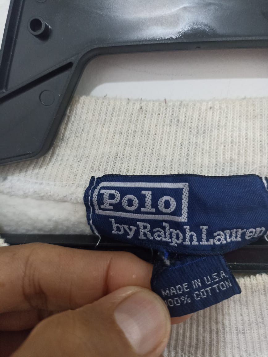 Polo Ralph Lauren Vintage Polo Ralph Lauren Gray Sweatshirt Size US L / EU 52-54 / 3 - 4 Thumbnail