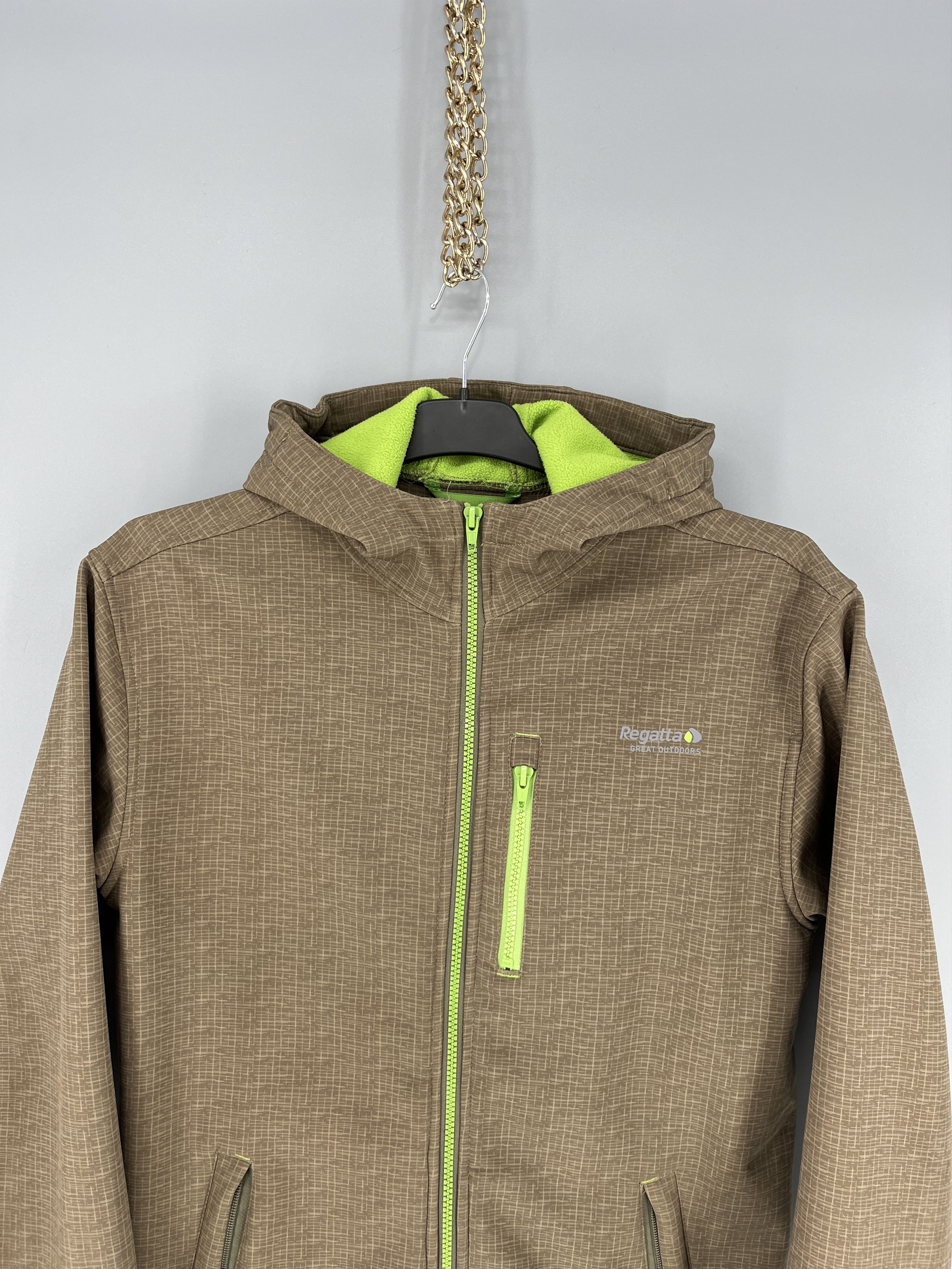 Vintage Regatta Softshell Outdoor Jacket/Waterproof Rain Jacket Size XS / US 0-2 / IT 36-38 - 6 Thumbnail