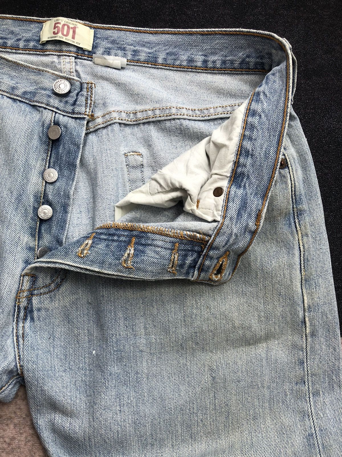 Levi's Vintage Levi's 501 Rusty Light Blue Jeans Size US 34 / EU 50 - 11 Thumbnail