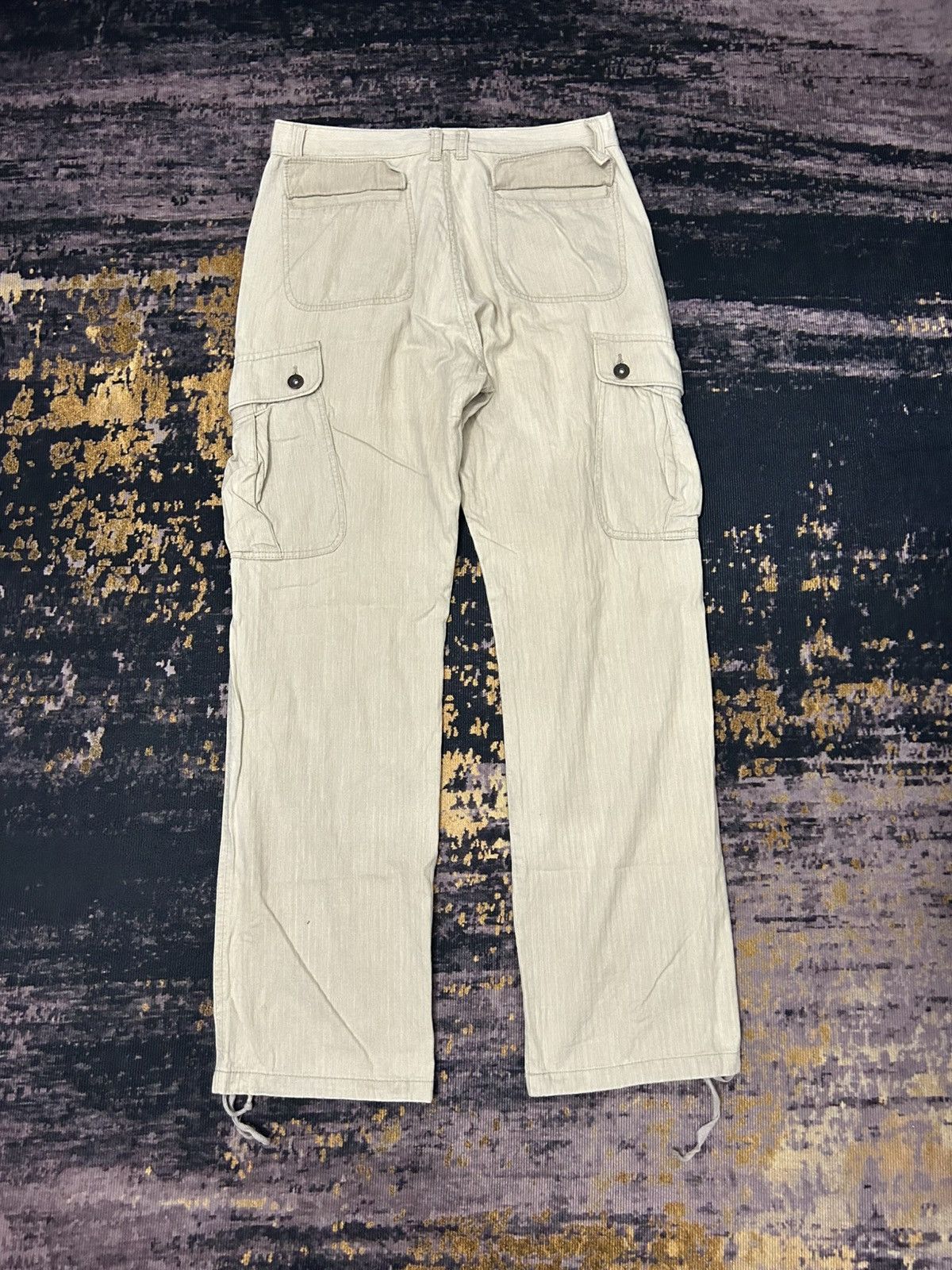 Takeo Kikuchi Vintage Takeo Kikuchi Herringbone Cargo Pants Size US 30 / EU 46 - 3 Thumbnail