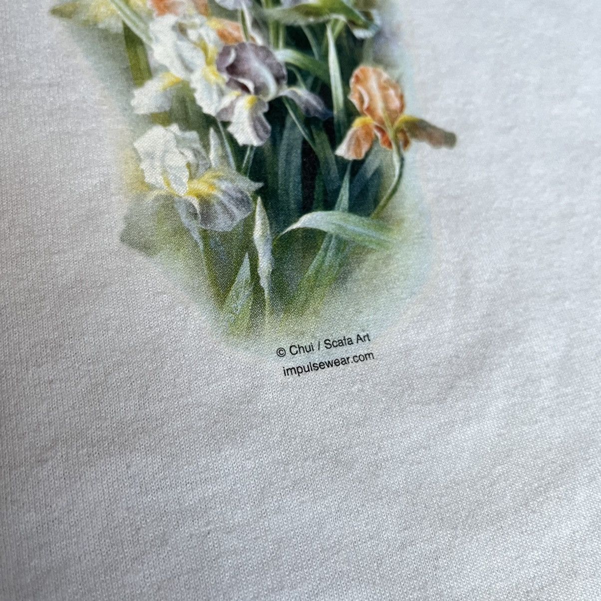 Vintage Vintage 2000s T.C. Chui Hummingbirds and Lilies Flowers Tee Size US L / EU 52-54 / 3 - 4 Thumbnail