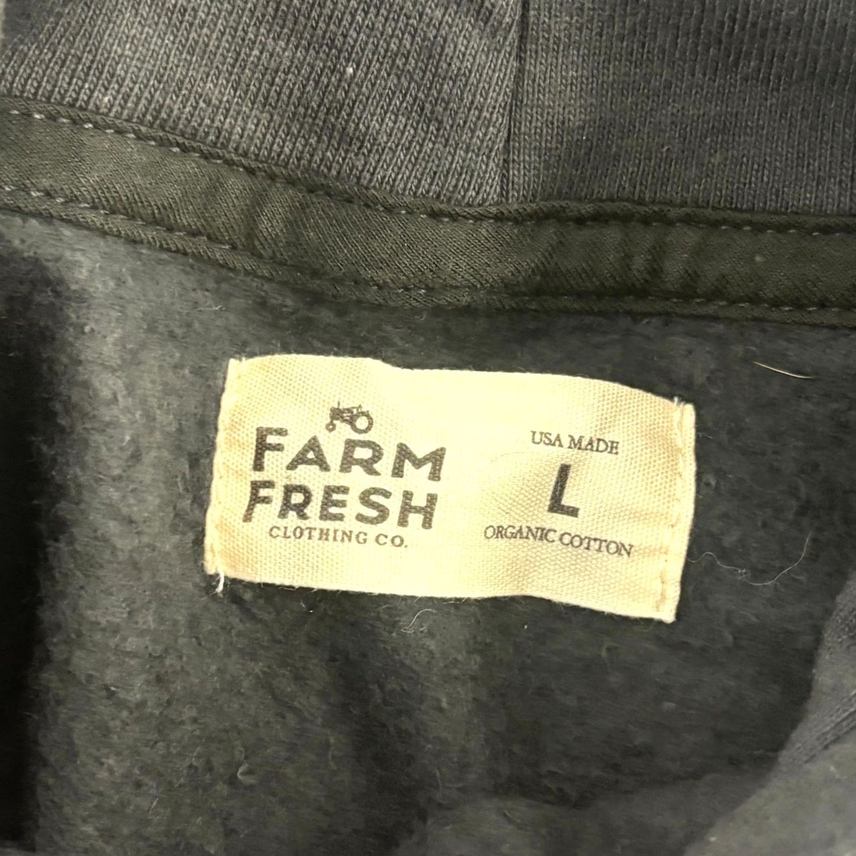 Vintage VTG Farm Fresh Hoodie Mens L Black Cotton Tacoma Rainiers Baseball Sports MLB USA Size US L / EU 52-54 / 3 - 6 Thumbnail