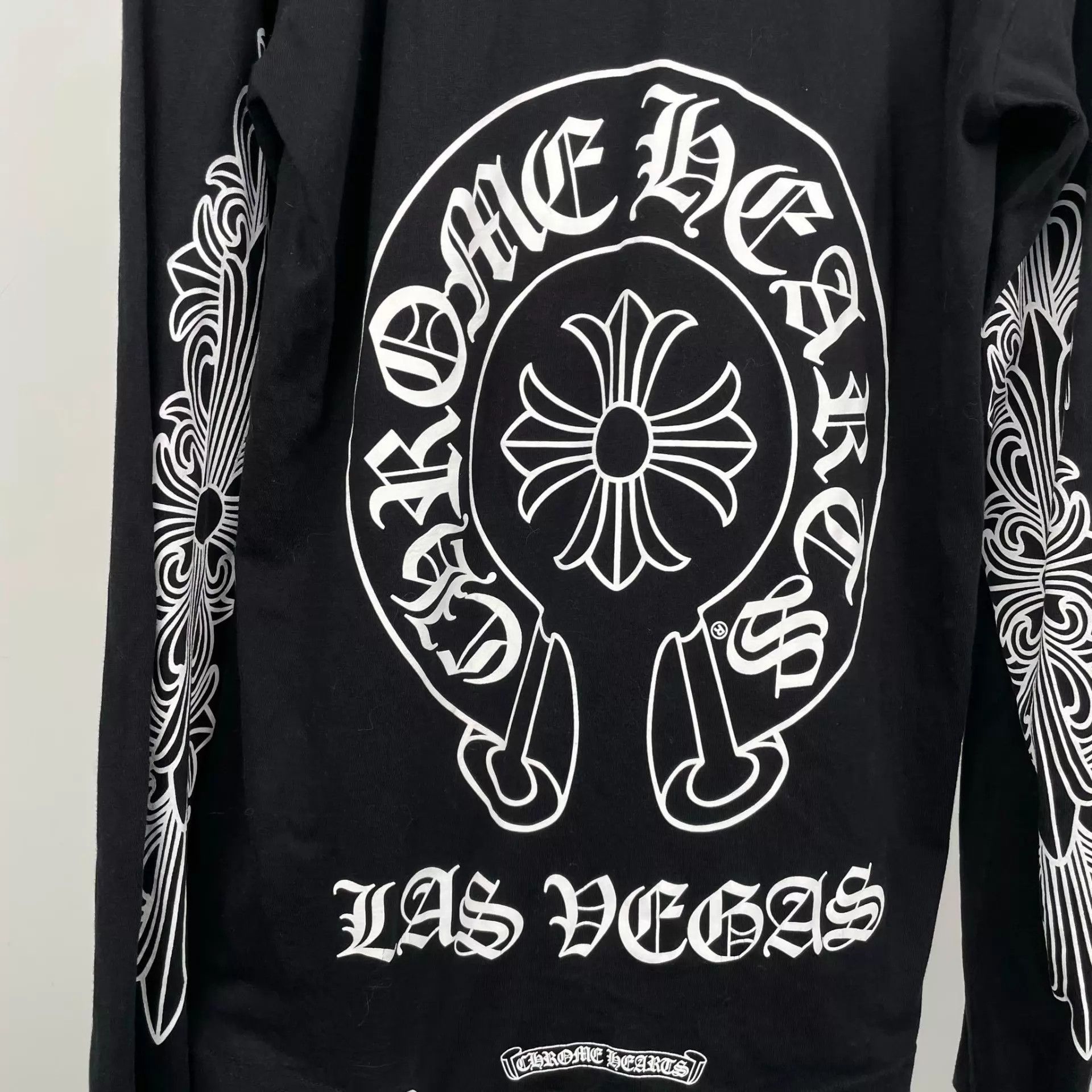 Chrome Hearts Chrome Hearts HK Excl Cross & Horsehoe blk L/S T 175 Size US L / EU 52-54 / 3 - 7 Thumbnail
