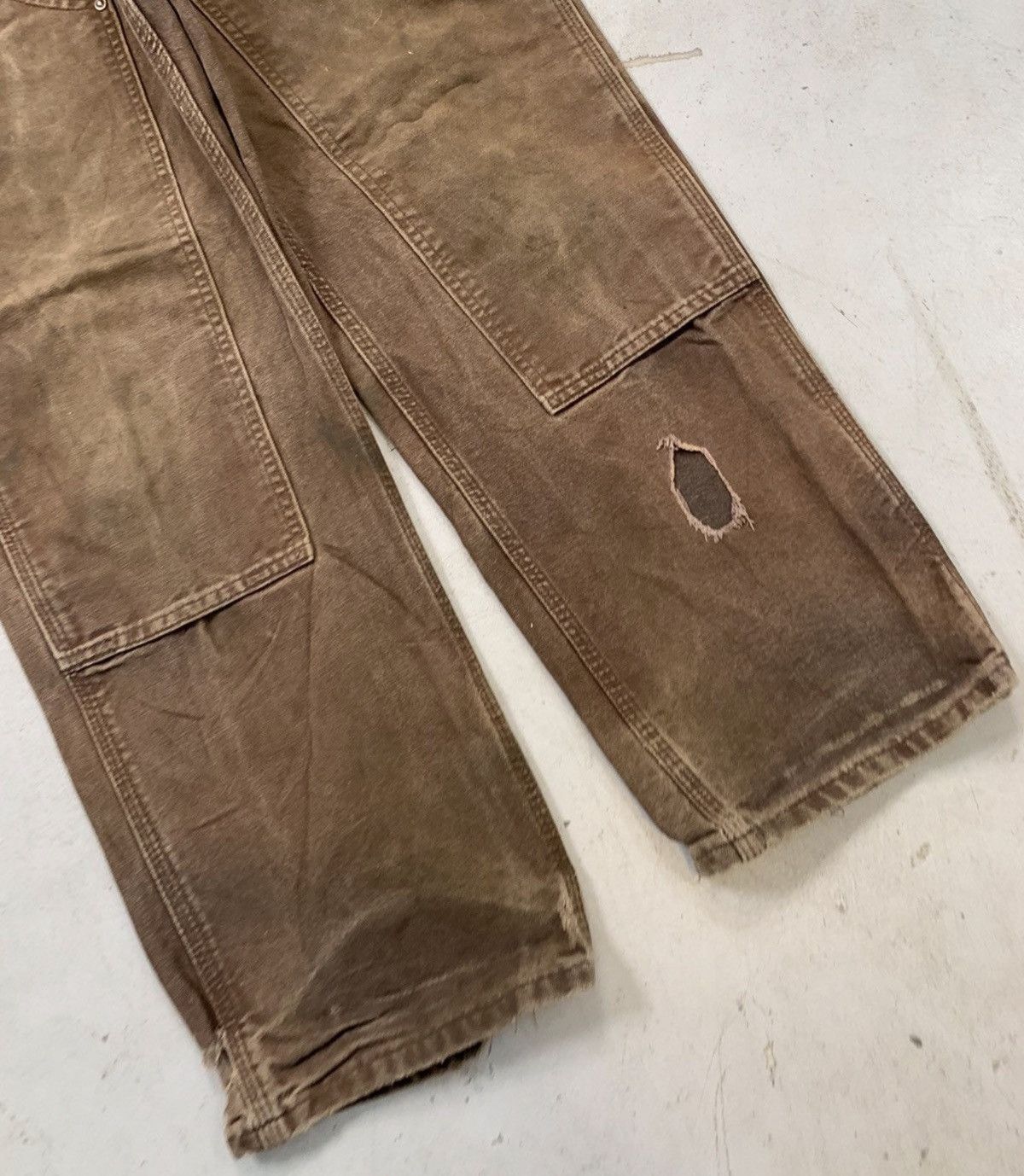 Carhartt Vintage carhartt b136 dkb double knee denim Size US 30 / EU 46 - 3 Thumbnail