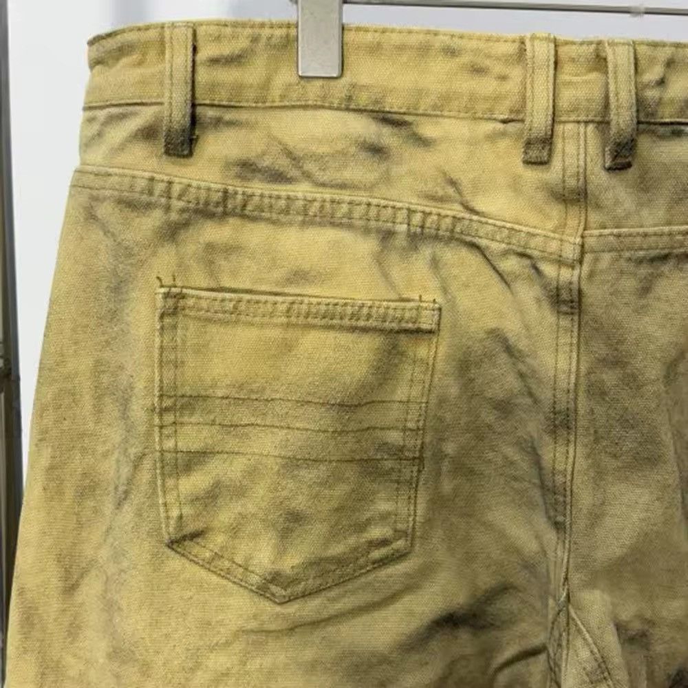 Japanese Brand × Jean Flame Embroidery Wide Leg Dirty Jean Size US 30 / EU 46 - 9 Thumbnail