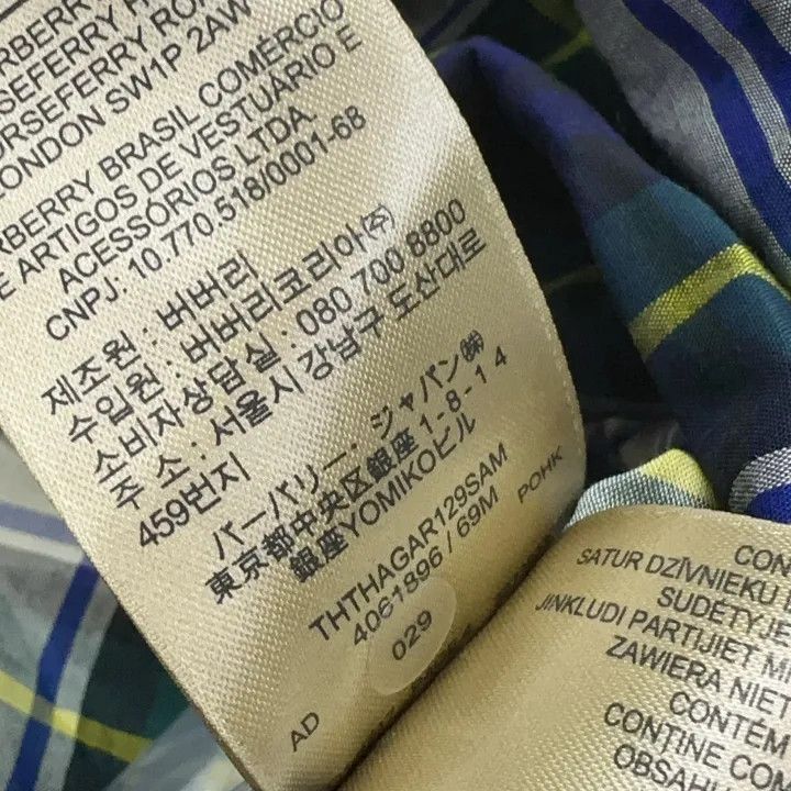 Burberry Burberry Burberry Plaid Print Long Sleeve Shirt-2507 Size US S / EU 44-46 / 1 - 6 Thumbnail