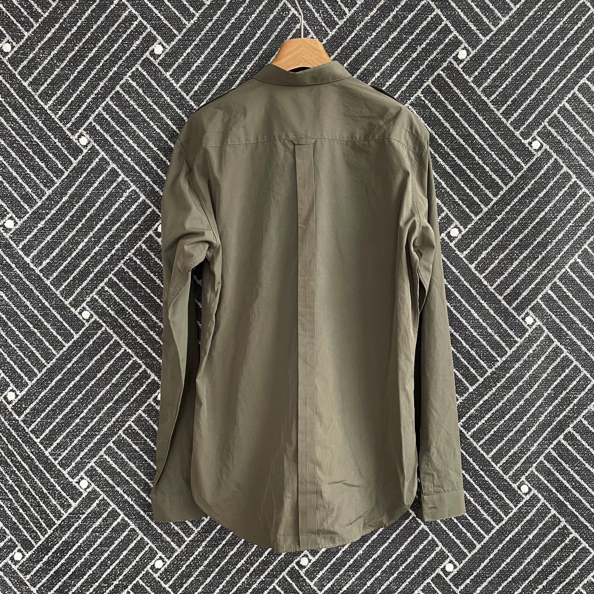 Dior 98 New DIOR Pocket Work Shirt Dark Green 41 L Size US L / EU 52-54 / 3 - 2 Thumbnail