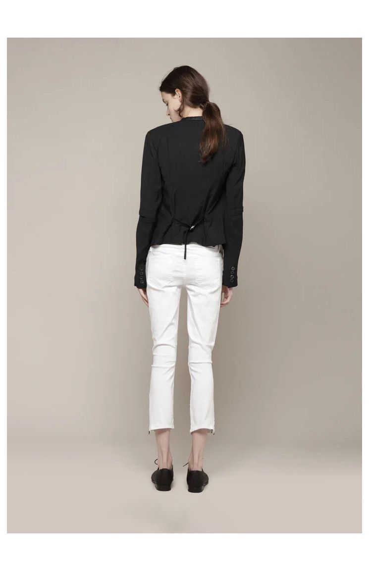 Helmut Lang Leather Trim Overlap Front Multi-Strapped Jacket | XS-S Size XS / US 0-2 / IT 36-38 - 6 Thumbnail