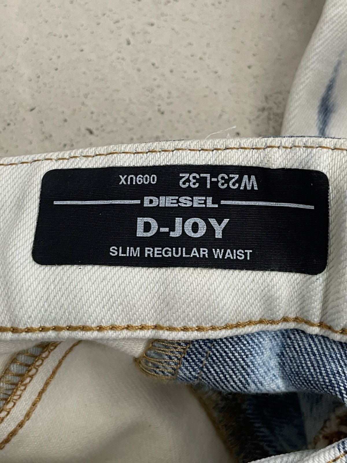 Diesel Diesel D-Joy Slim Regular Waist Effect Work Design Distress Size 23" - 23 Thumbnail