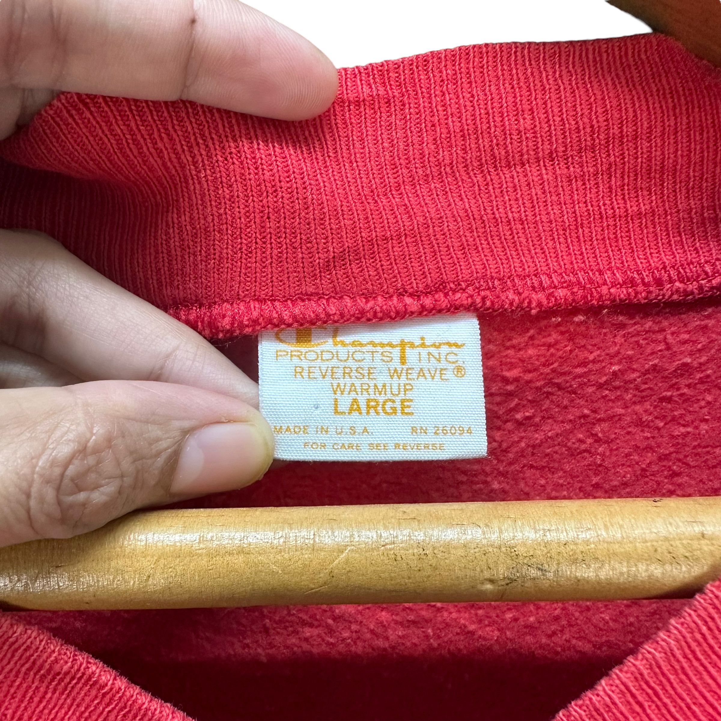 Champion VINTAGE CHAMPION REVERSE WEAVE WARM UP SWEATER #8308-002 Size US L / EU 52-54 / 3 - 7 Thumbnail