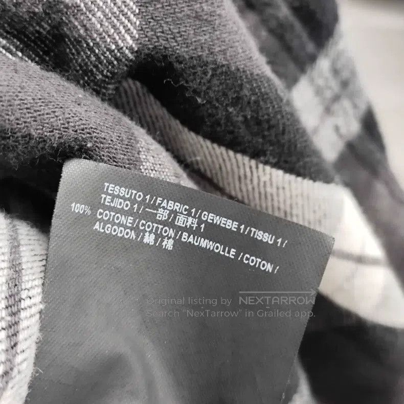 Balenciaga Balenciaga Cotton Logo Plaid Ribbon Shirt Size XS / US 0-2 / IT 36-38 - 5 Thumbnail