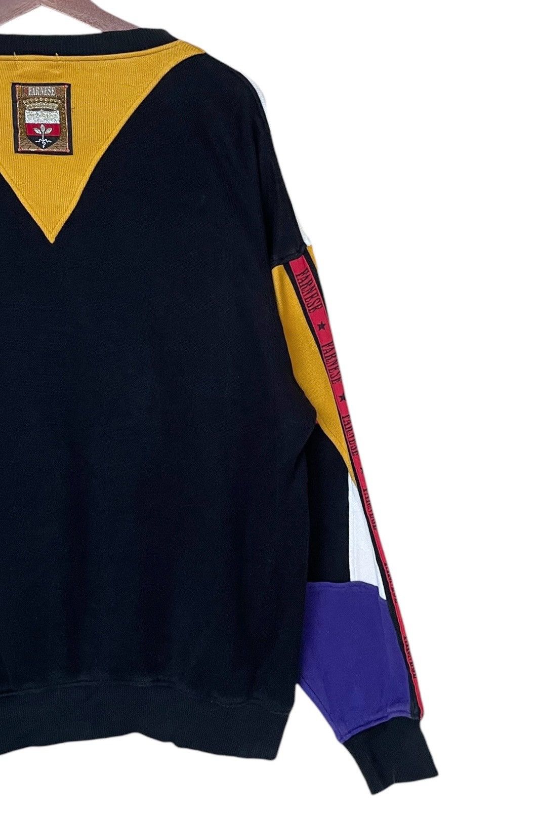 Japanese Brand × Vintage Vintage Japanese Brand Farnese Multicolour Sweatshirt 1990s Size US M / EU 48-50 / 2 - 8 Thumbnail