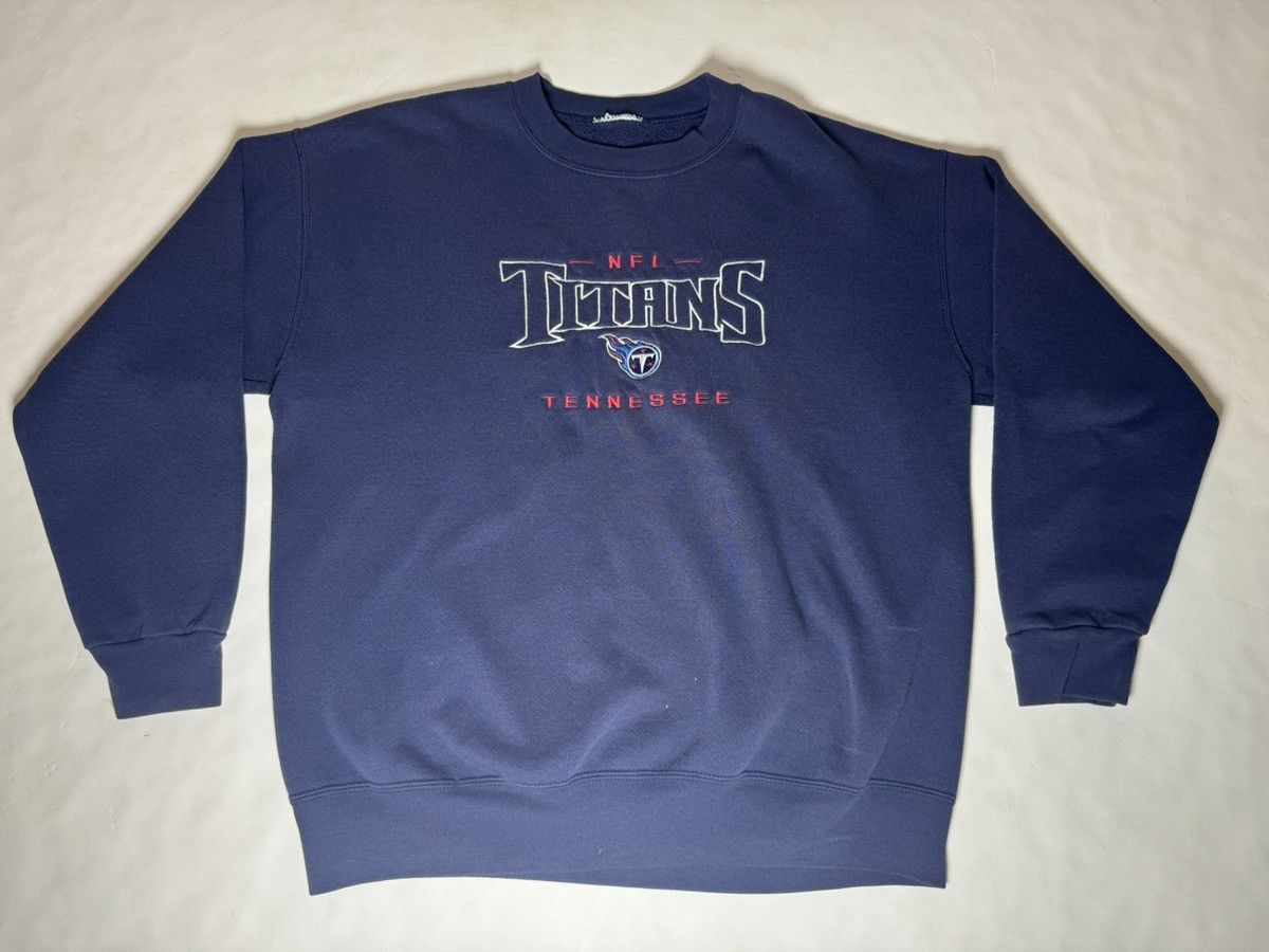 NFL × Vintage Tennessee Titans Embroidered Crewneck Pullover Sweatshirt Size US M / EU 48-50 / 2 - 8 Thumbnail